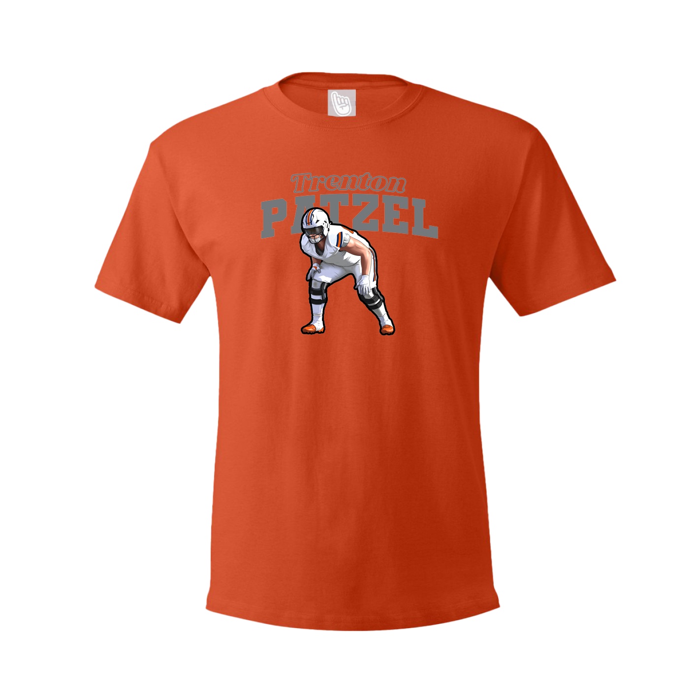 Youth Tee — Name Arch in Orange