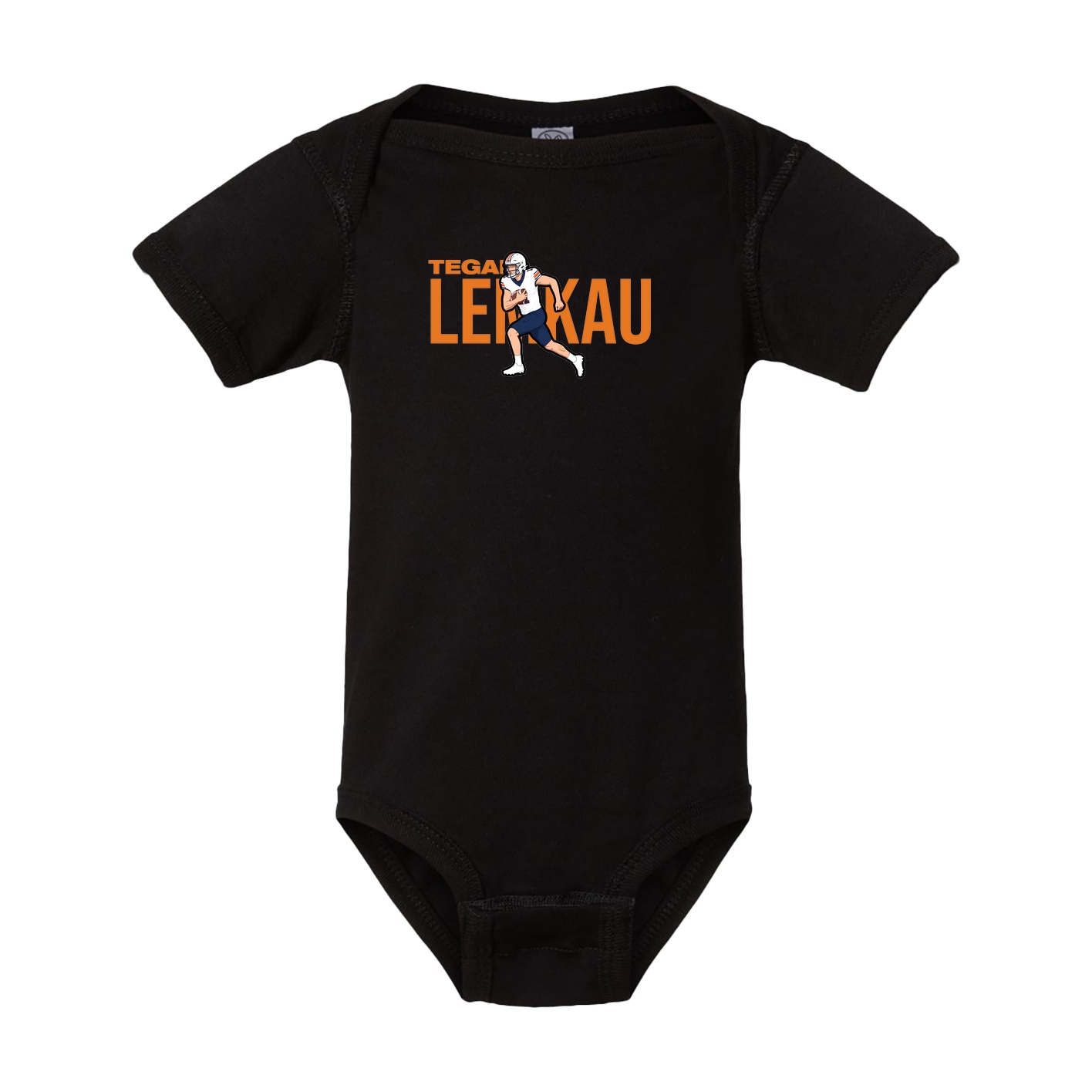 Baby Onesie — Player Name in Black