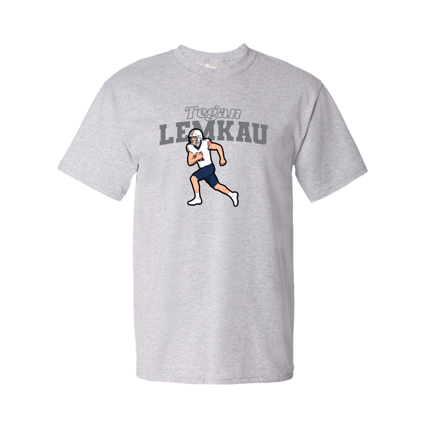 Tee — Name Arch in Grey