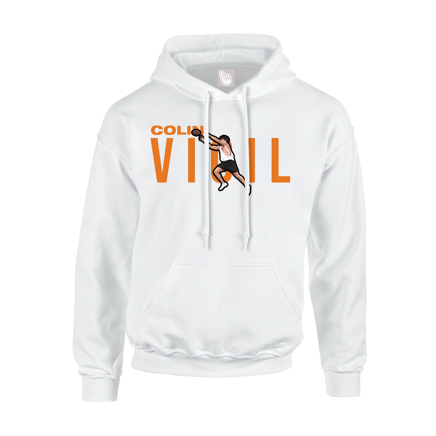 Hoodie — Player Name in White