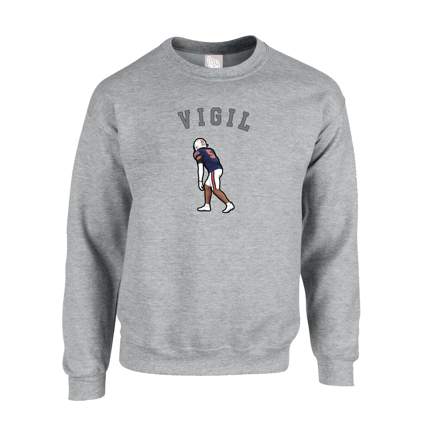 Fleece Crew — Shirsey Arch in Grey