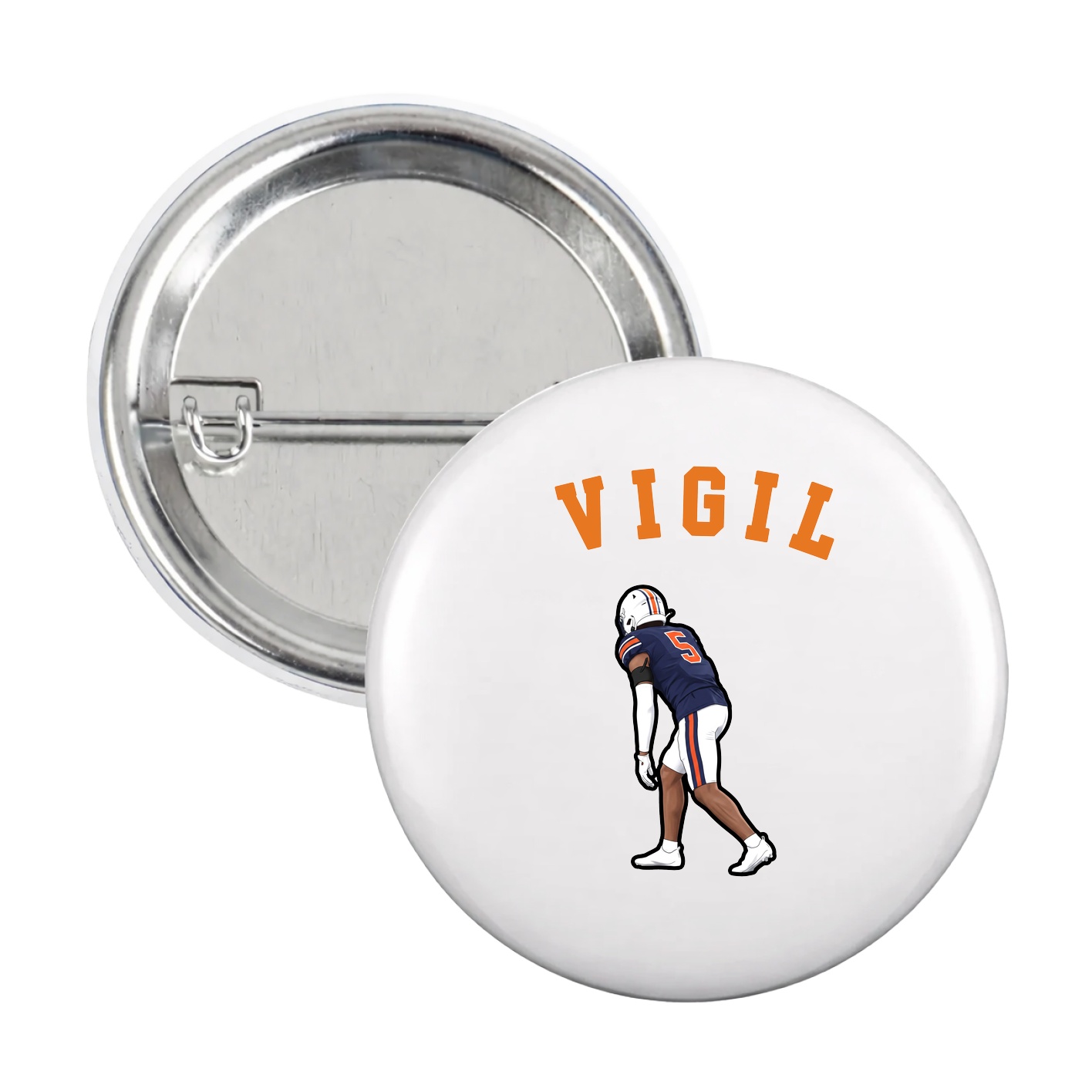 Game Day Button — Shirsey Arch in White