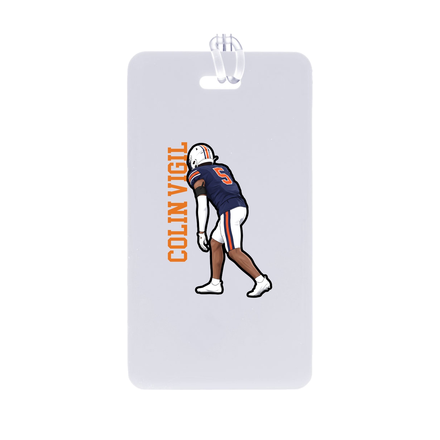 Bag Tag — Name Vertical in Classic