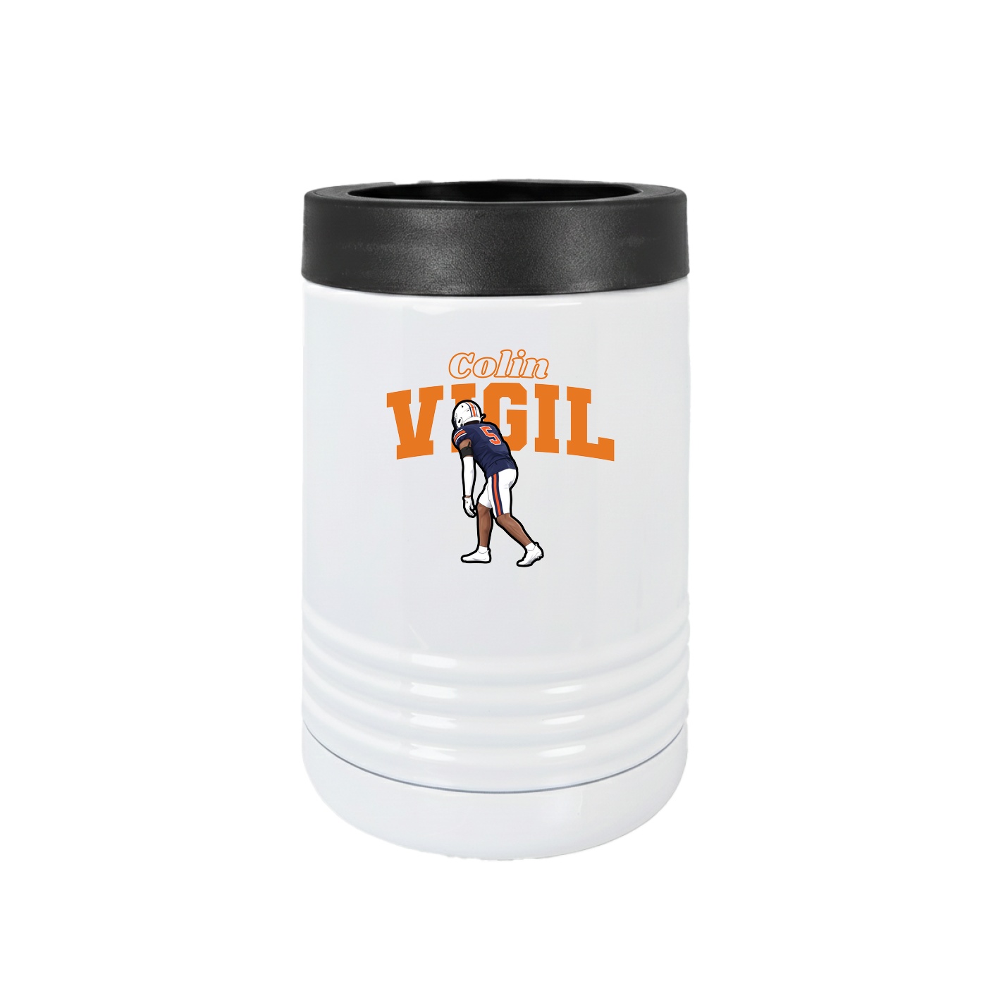 Beverage Holder — Name Arch in White