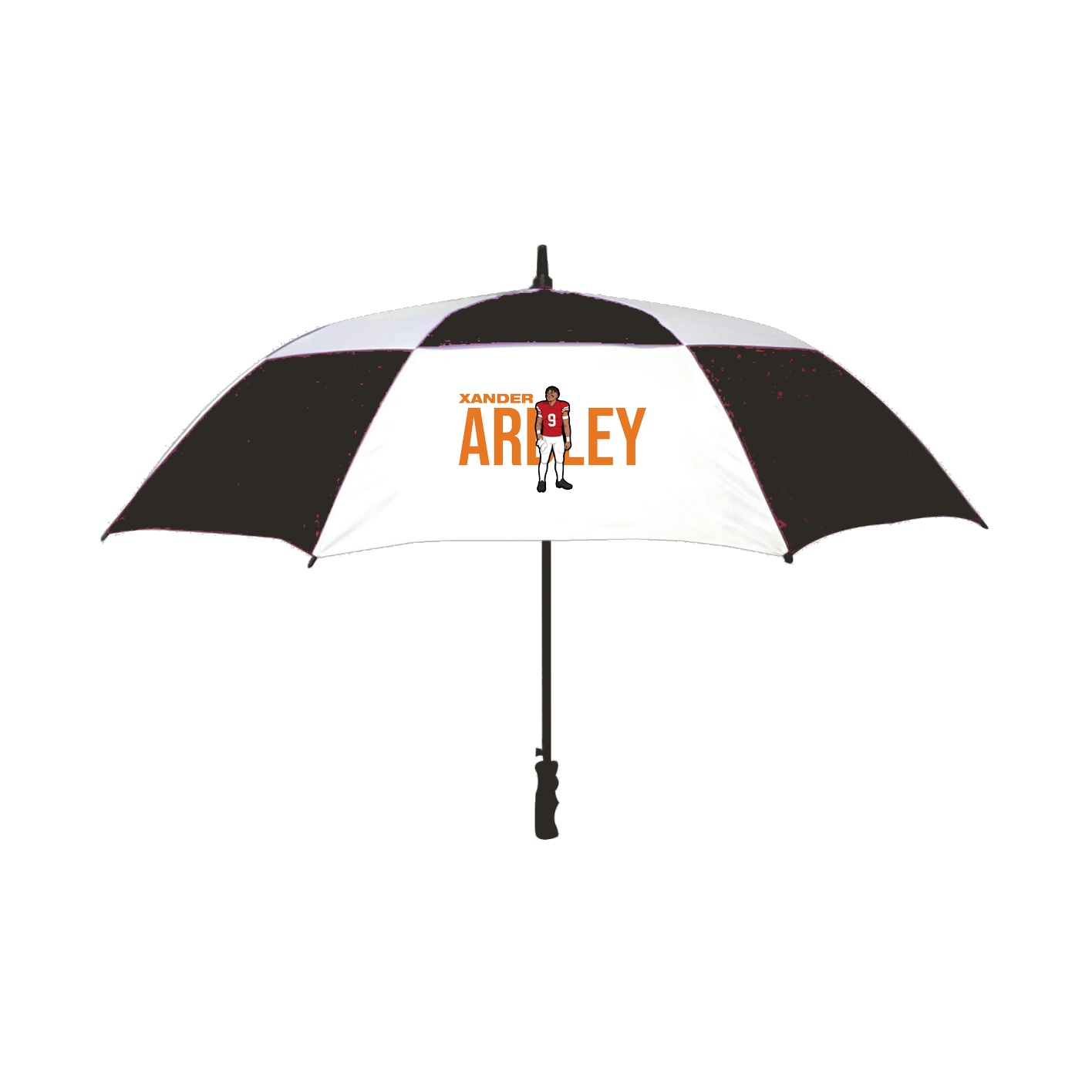 Golf Umbrella — Player Name in Black