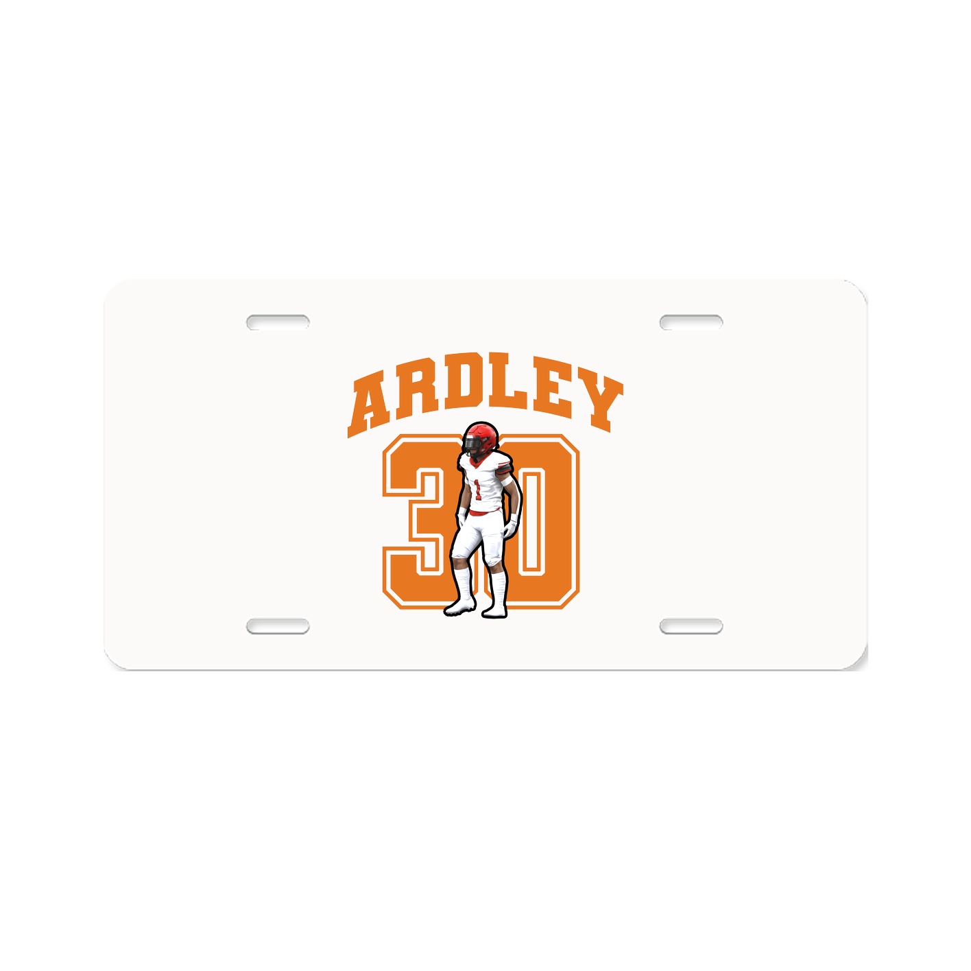 License Plate — Number in Classic