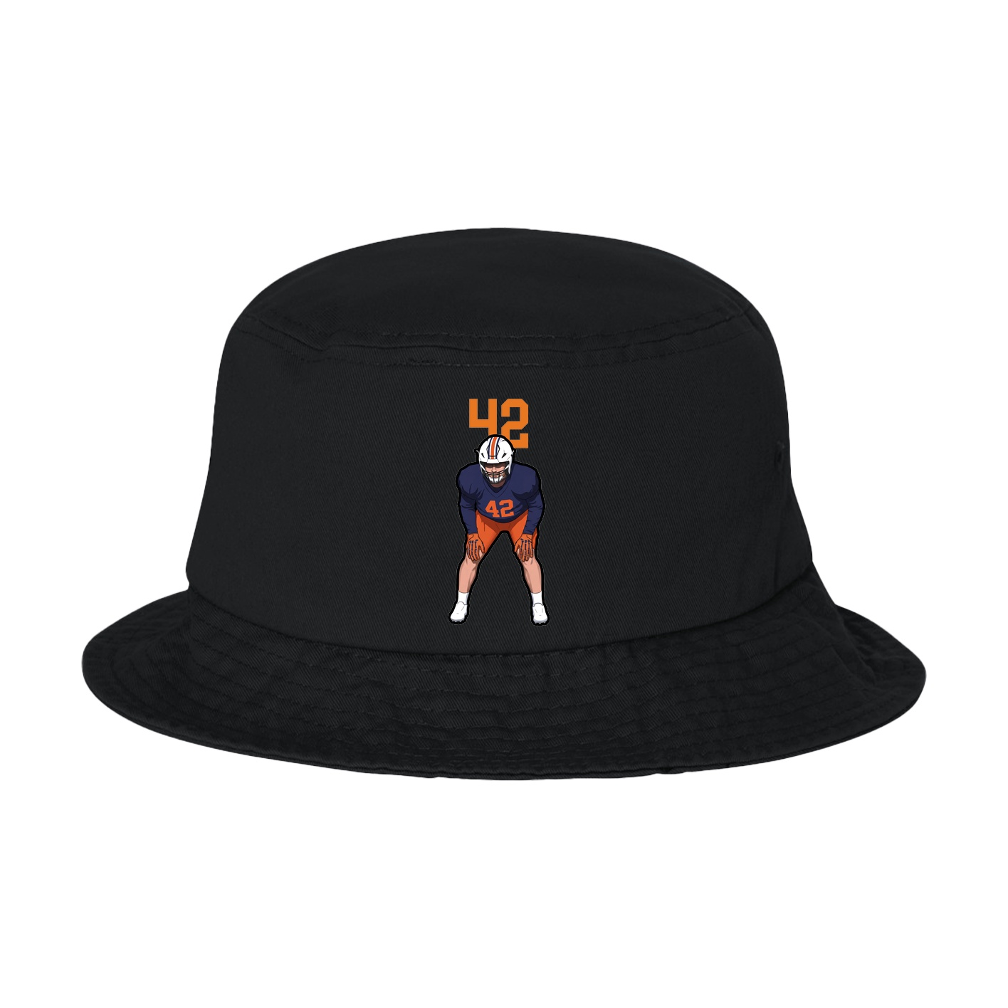 Bucket Cap — Number Top in Black