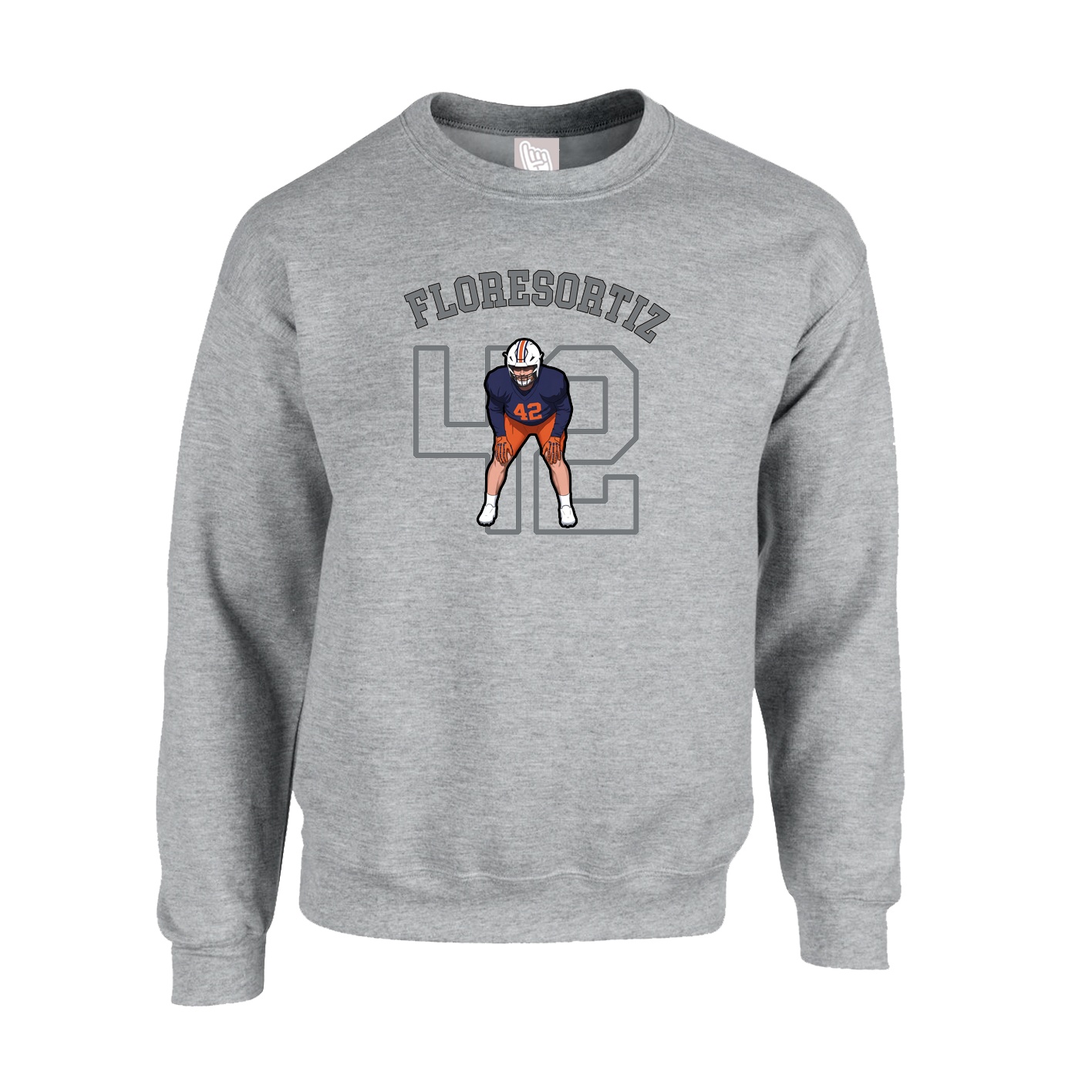 Fleece Crew — Shirsey Arch in Grey
