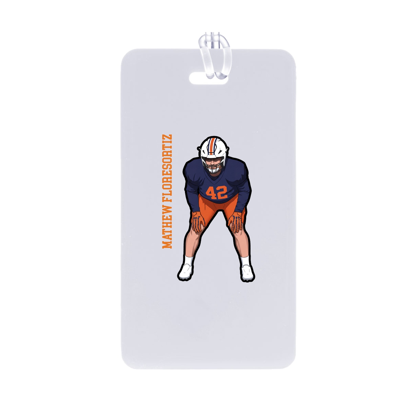 Bag Tag — Name Vertical in Classic