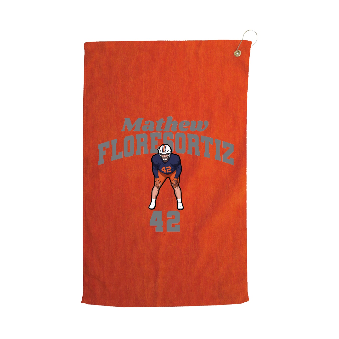 Golf Towel — Signature Arch in Orange