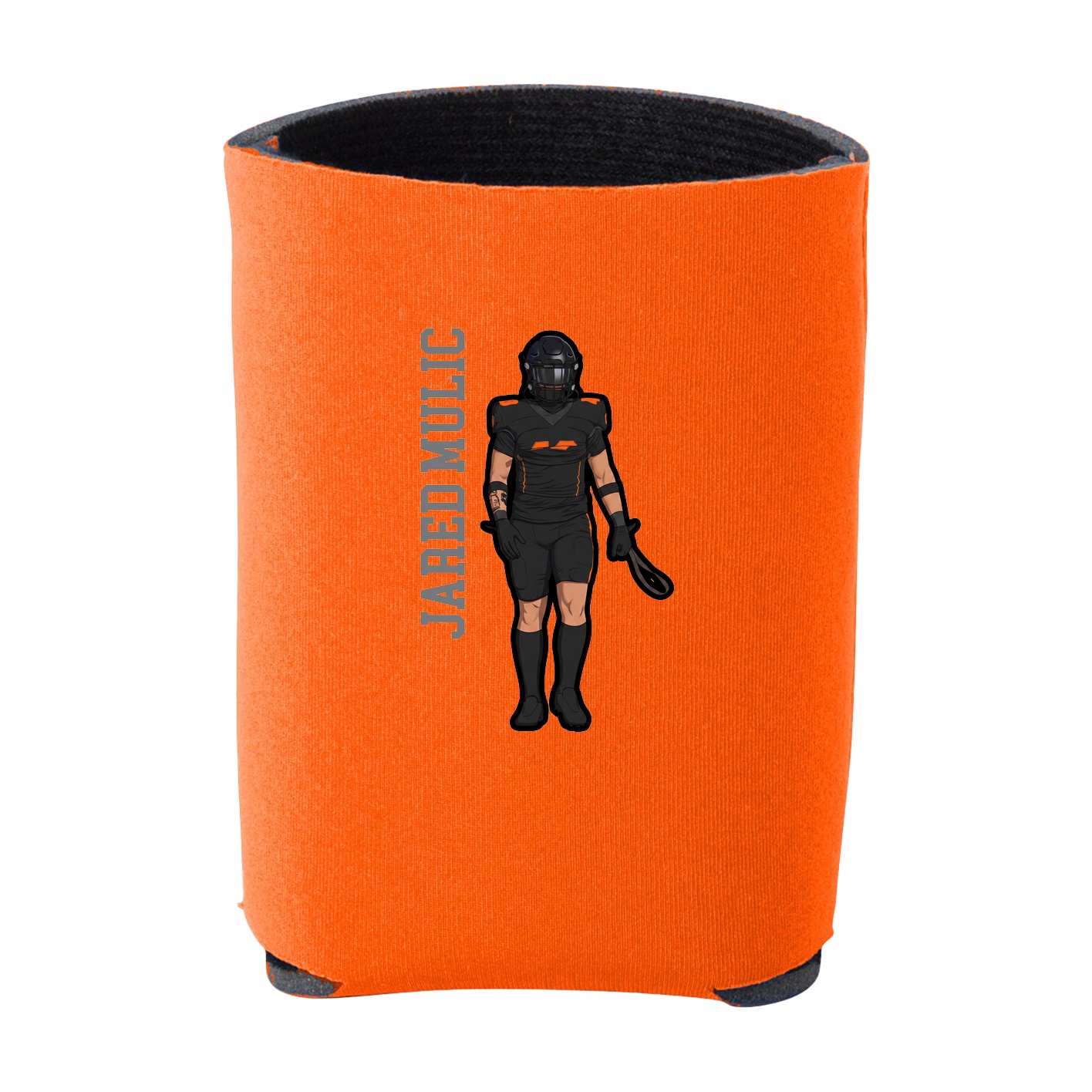 Can Holder — Name Vertical in Orange