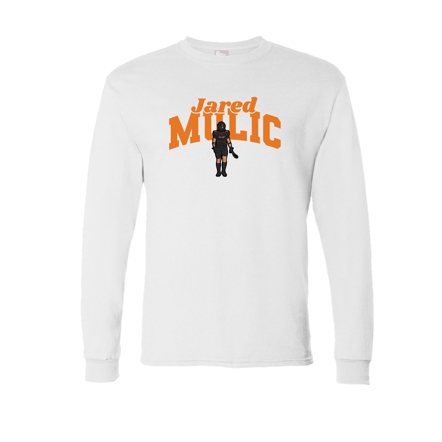 Long Sleeve Tee — Signature Arch in White