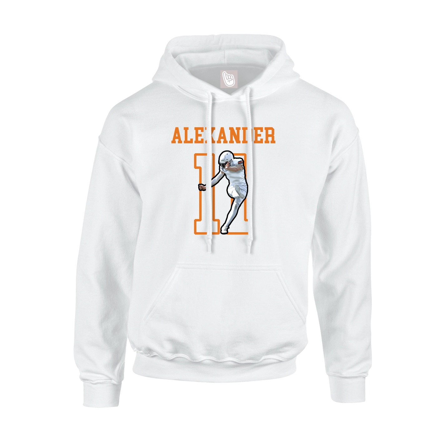 Hoodie — Shirsey in White