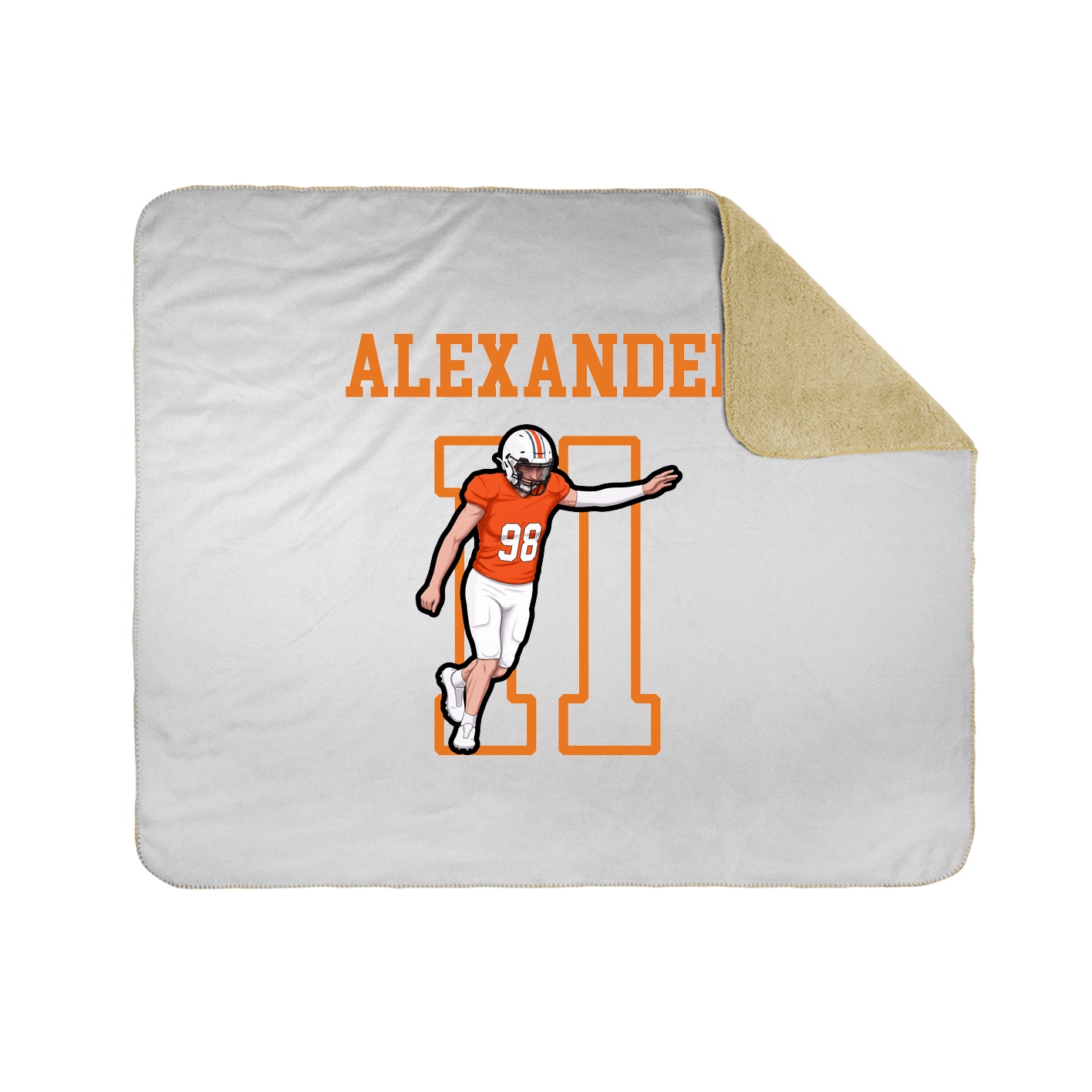 Throw Blanket — Shirsey in White