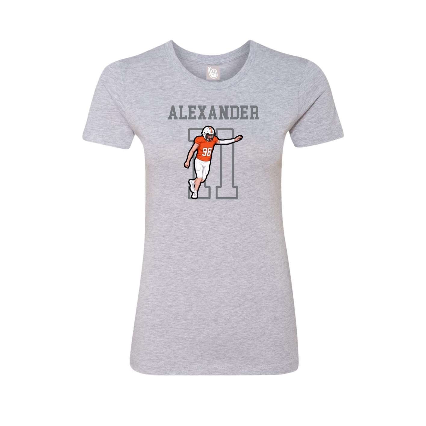 Fitted Women's Tee — Shirsey in Grey