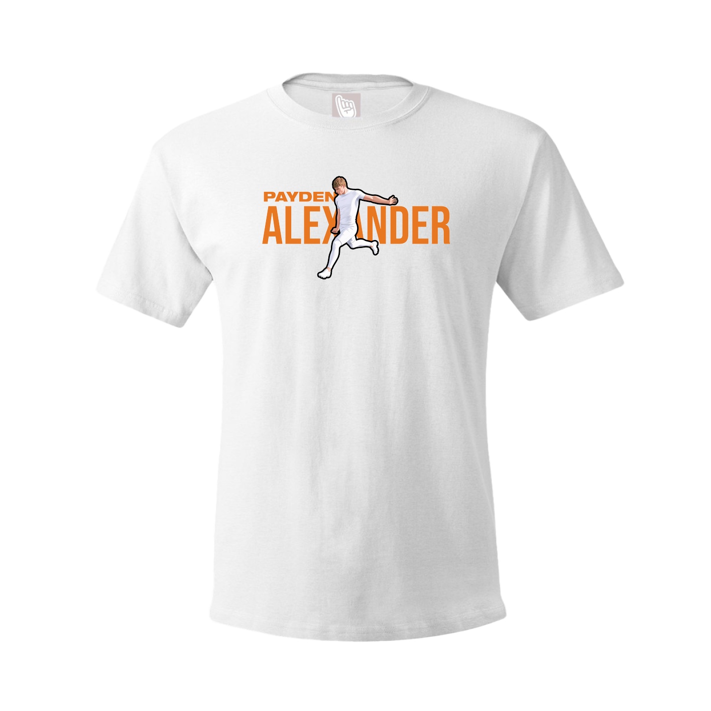 Youth Tee — Player Name in White