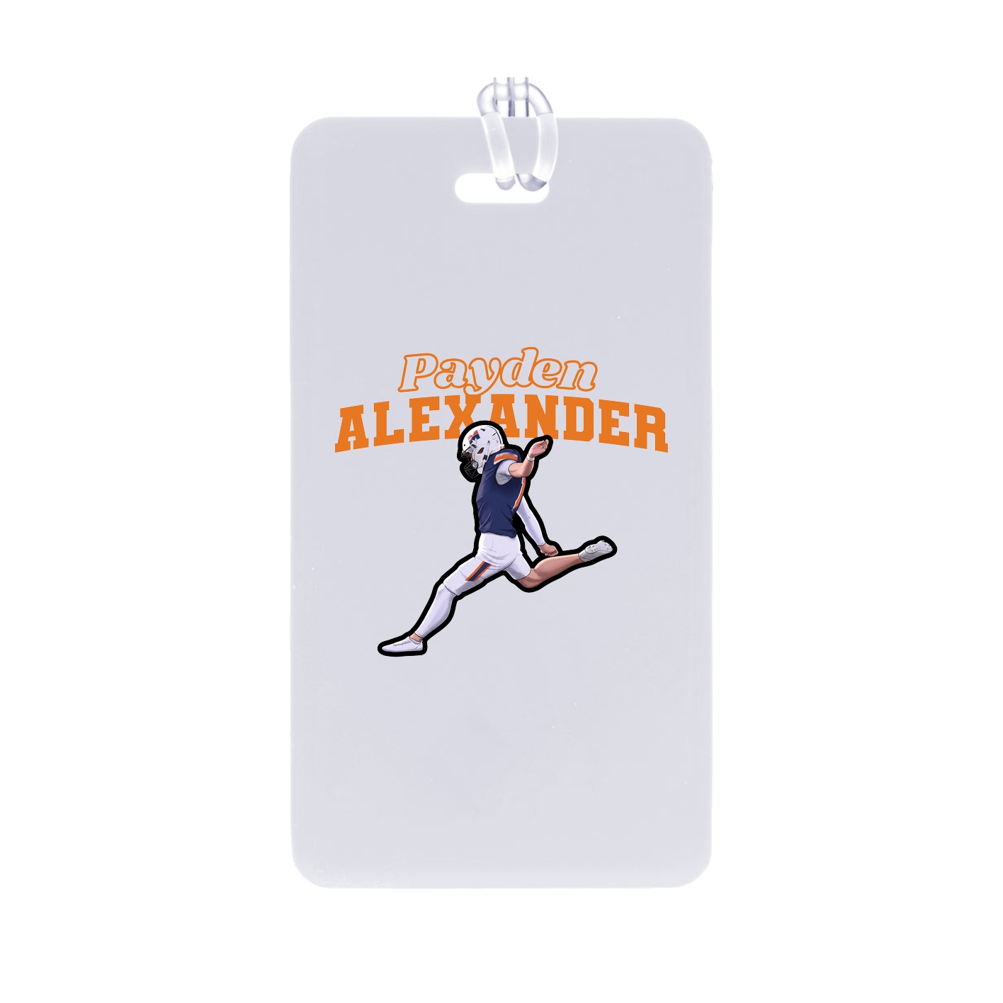 Bag Tag — Name Arch in Classic