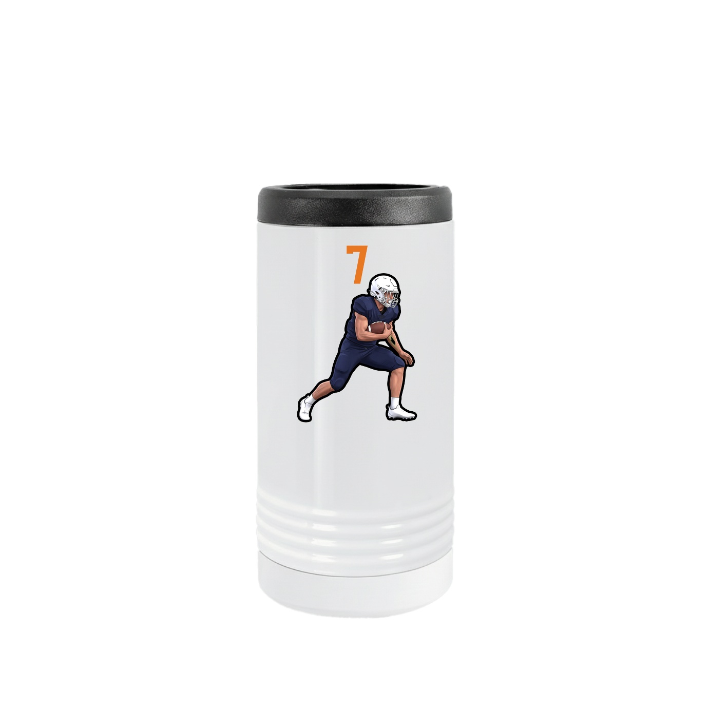 Slim Beverage Holder — Number Top in White