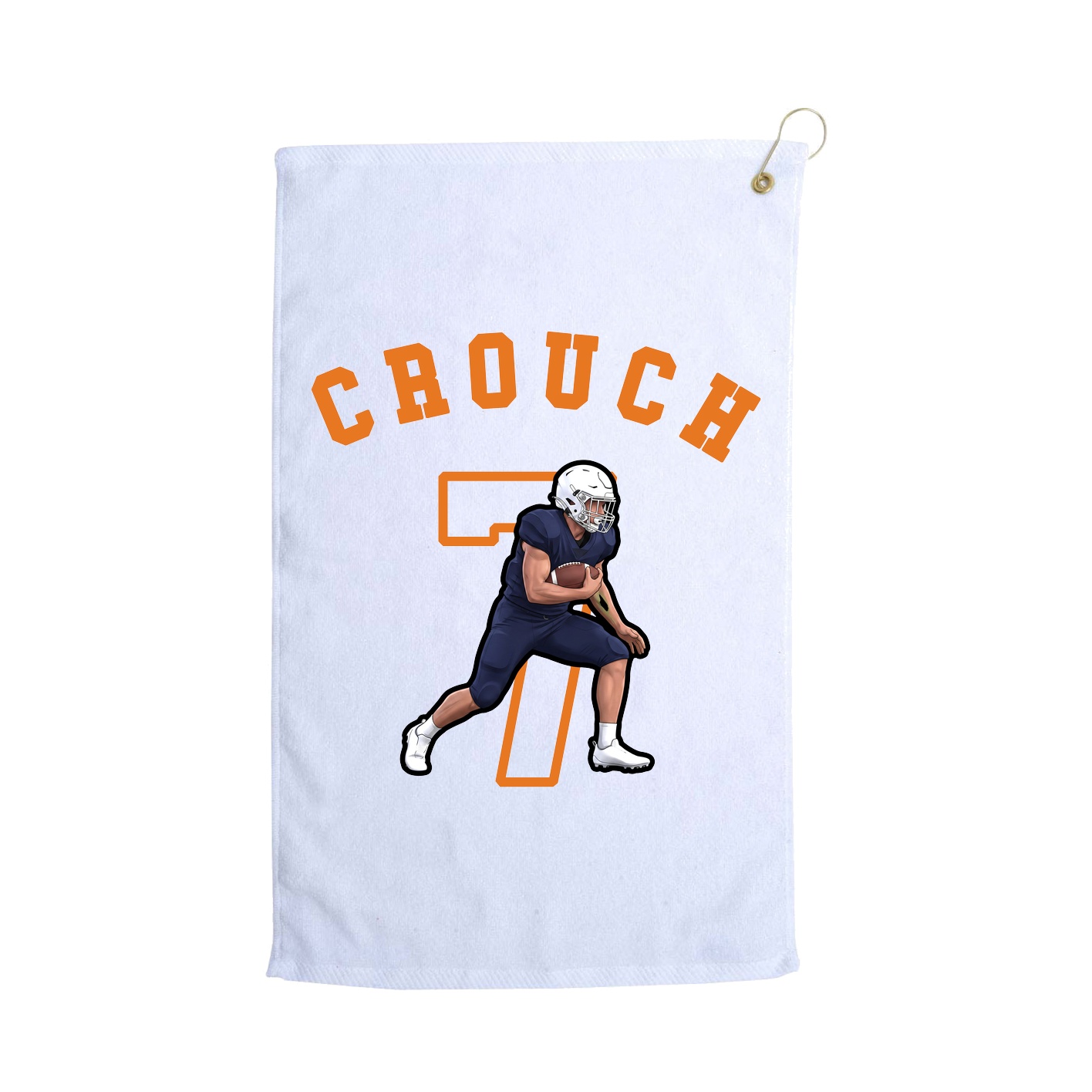 Golf Towel — Shirsey Arch in White