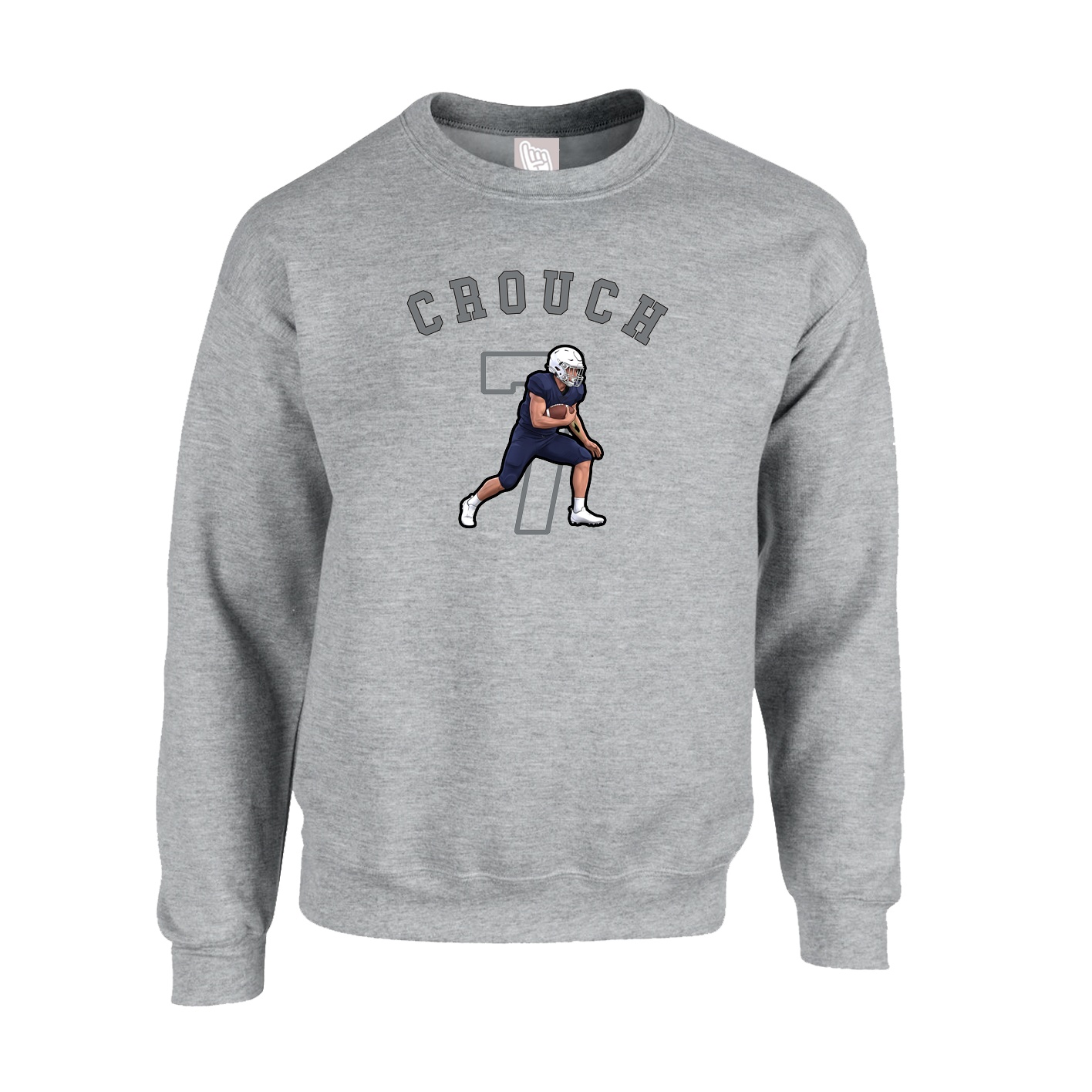 Fleece Crew — Shirsey Arch in Grey