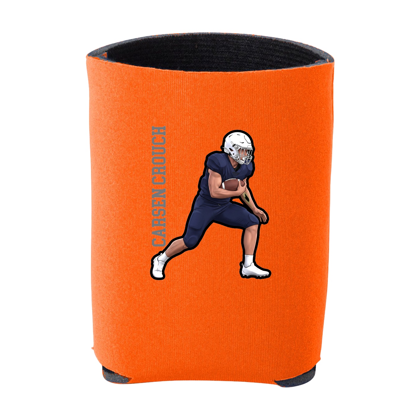 Can Holder — Name Vertical in Orange