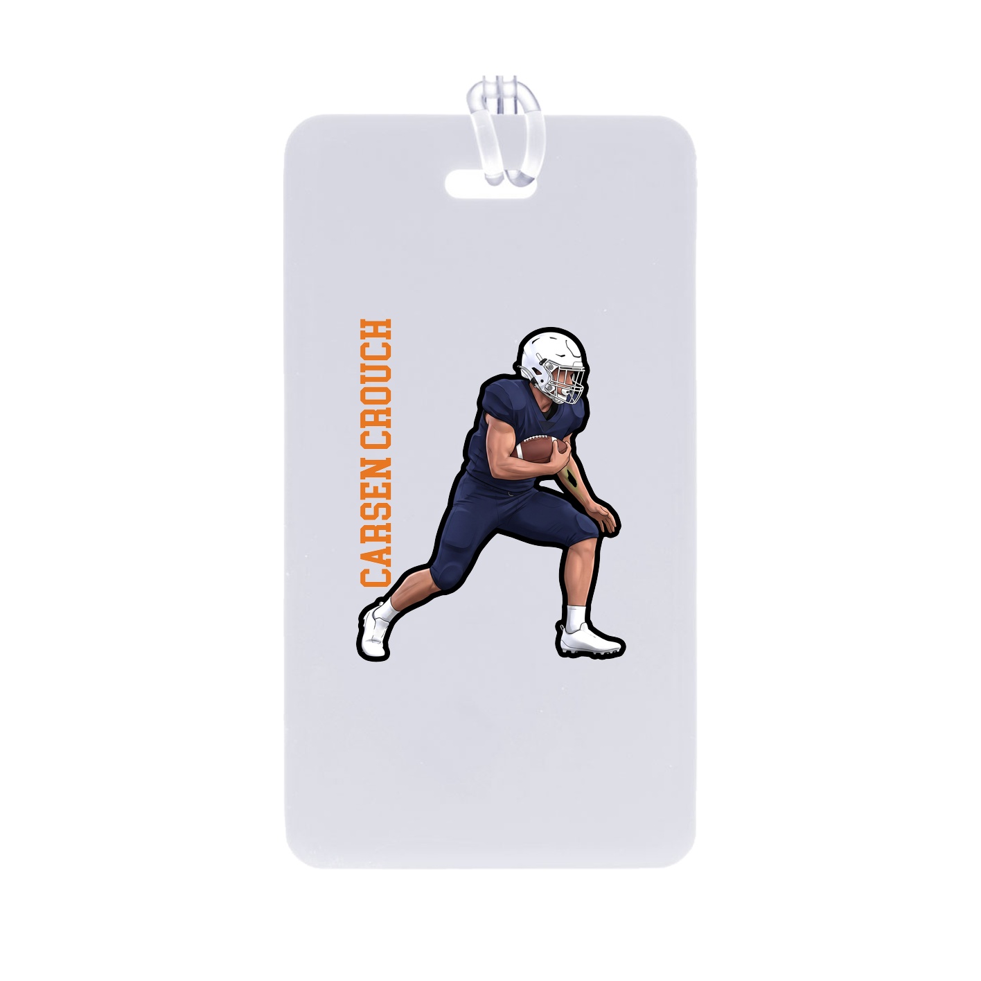 Bag Tag — Name Vertical in Classic