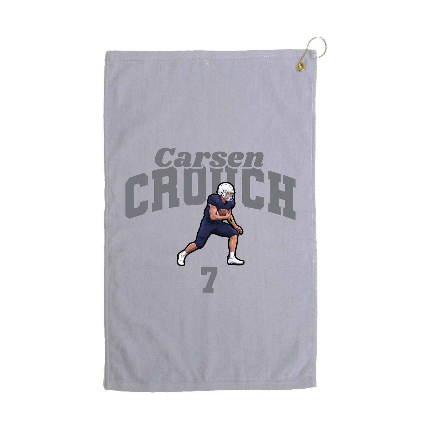 Golf Towel — Signature Arch in Grey