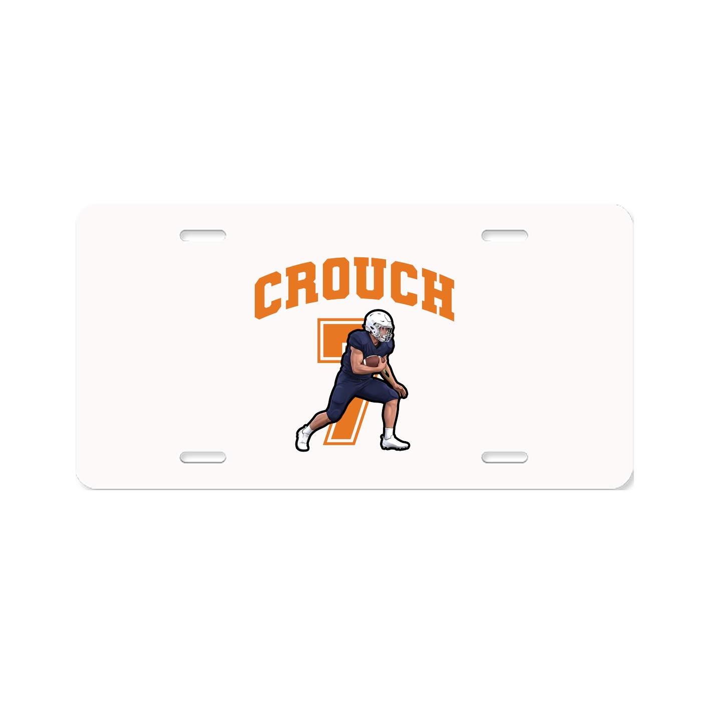 License Plate — Number in Classic