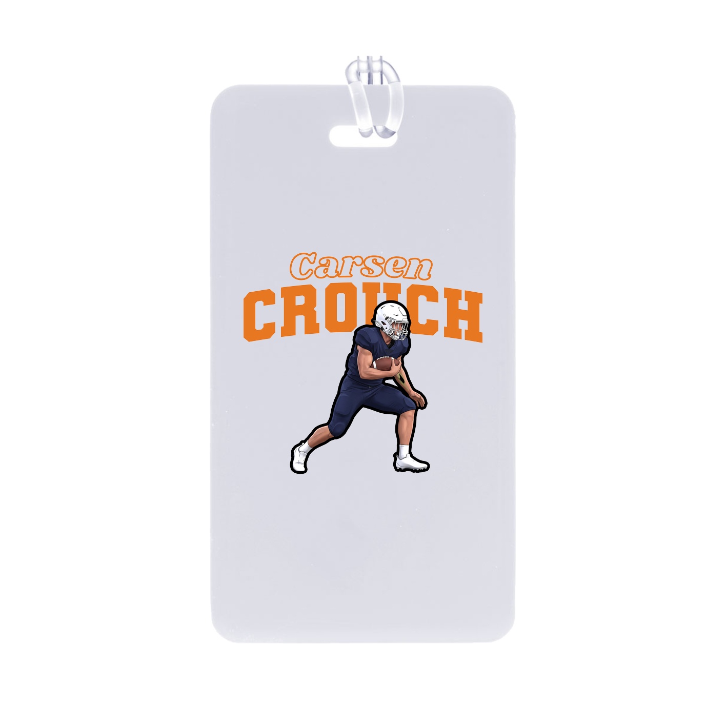 Bag Tag — Name Arch in Classic