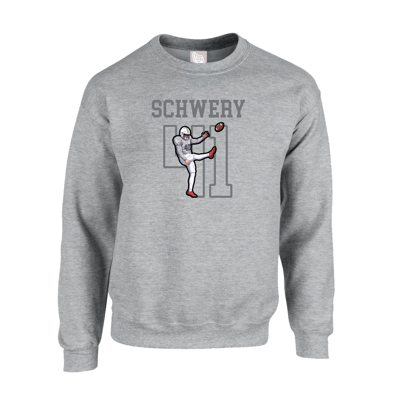 Fleece Crew — Shirsey in Grey