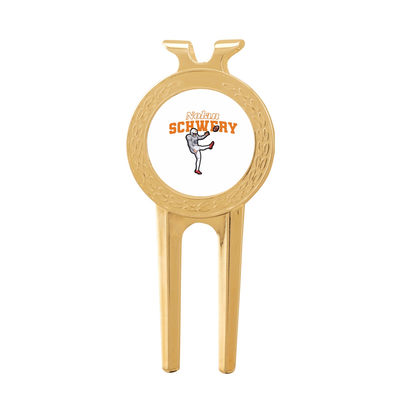 Divot Tool with Ball Marker — Name Arch in Classic