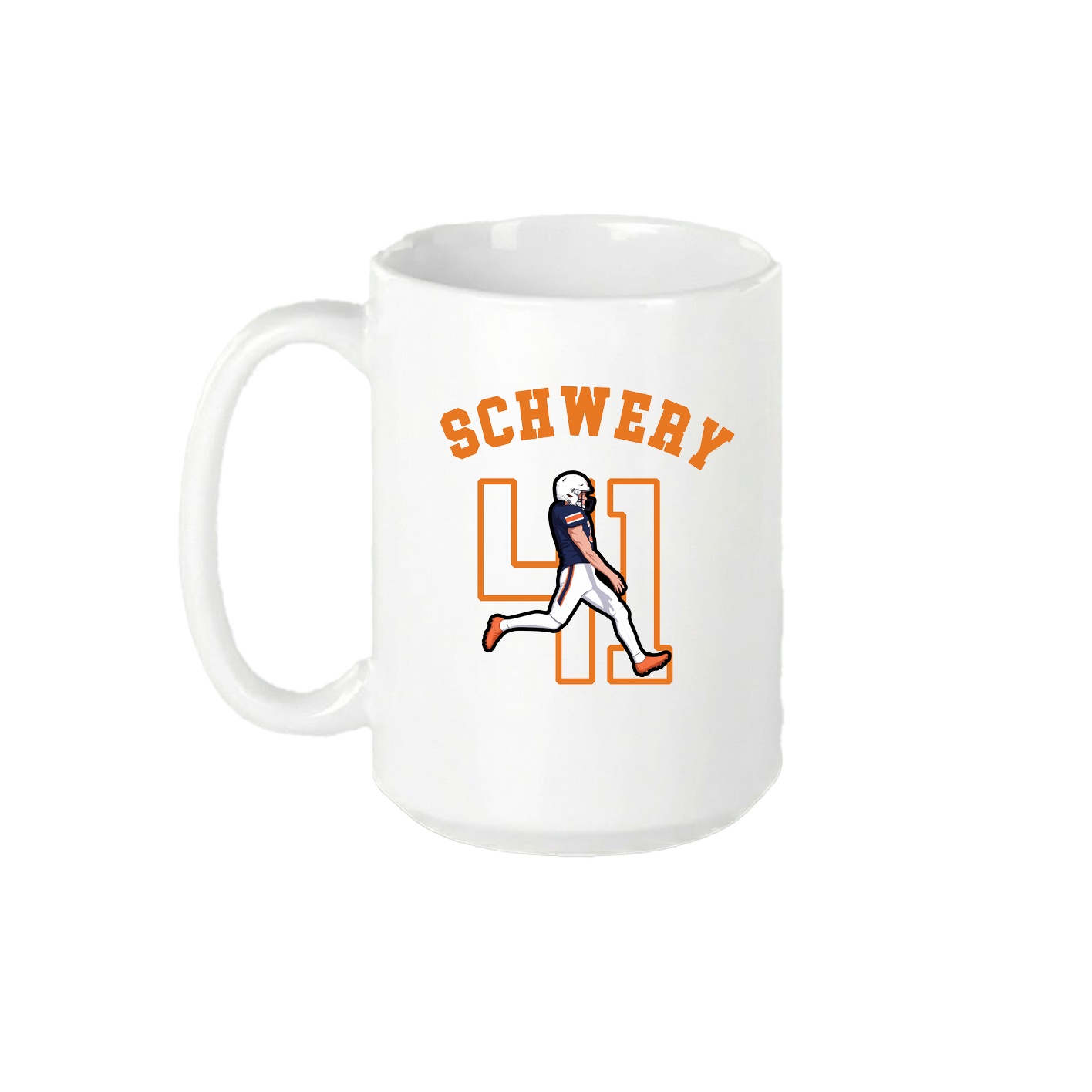 15oz Coffee Mug — Shirsey Arch in White