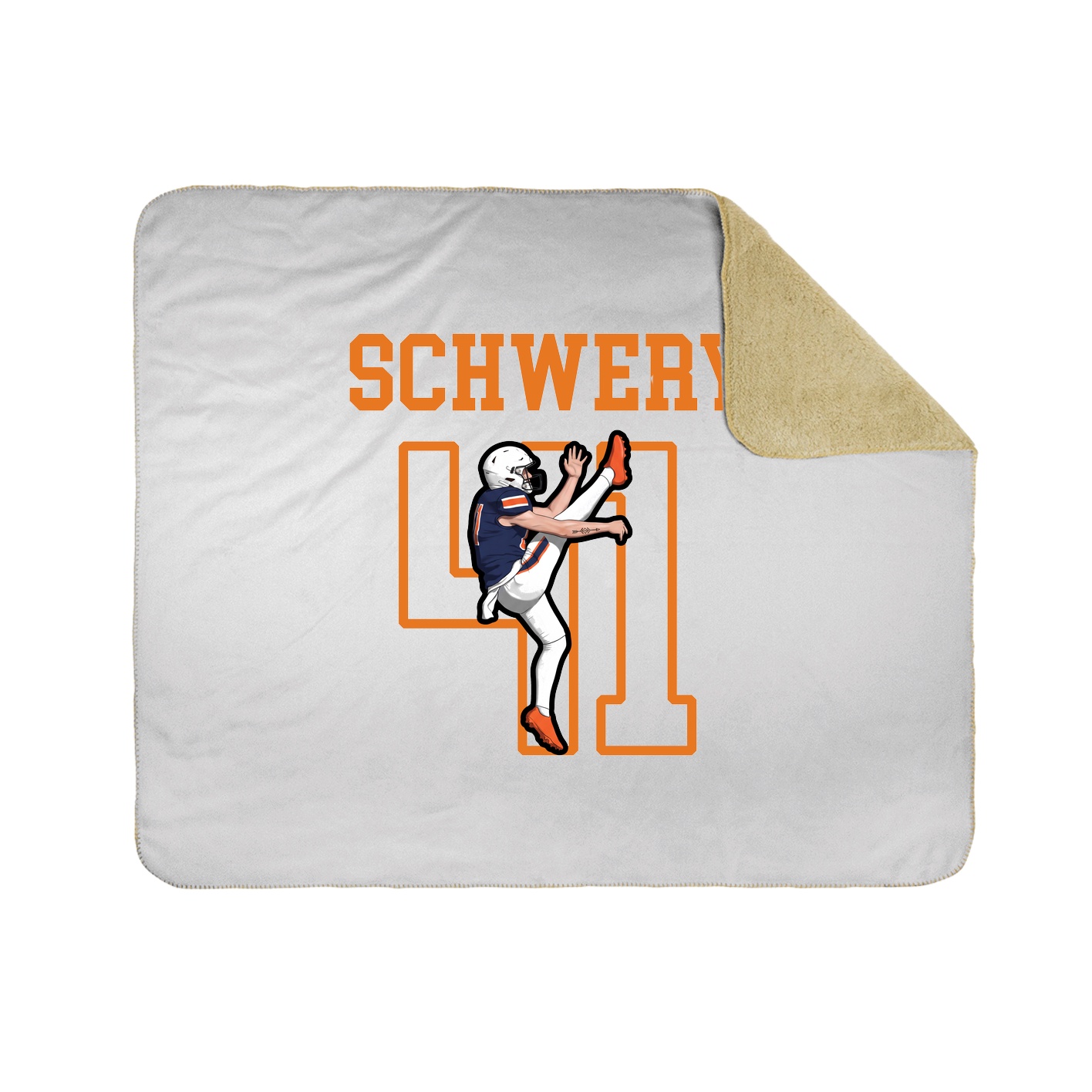 Throw Blanket — Shirsey in White