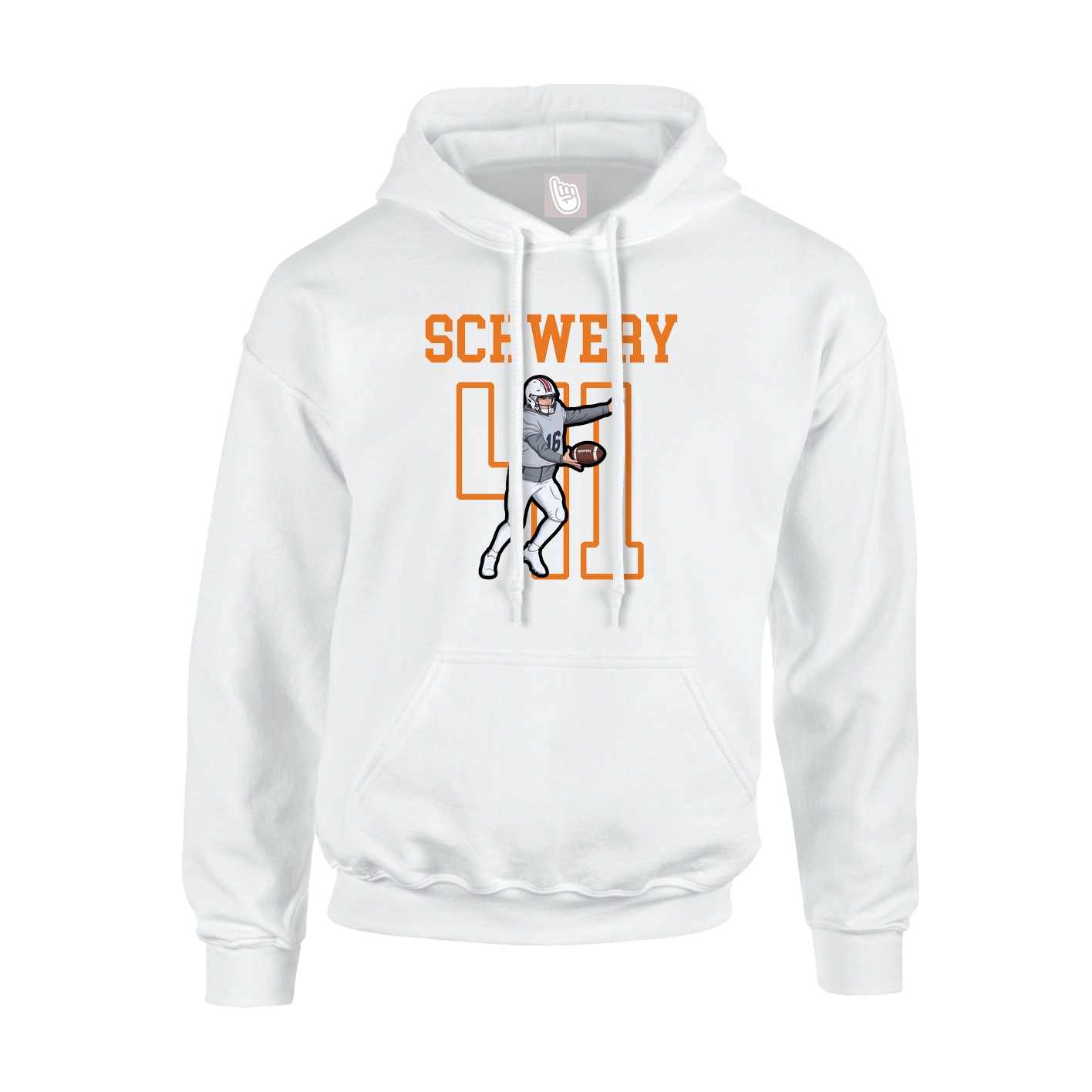 Youth Hoodie — Shirsey in White