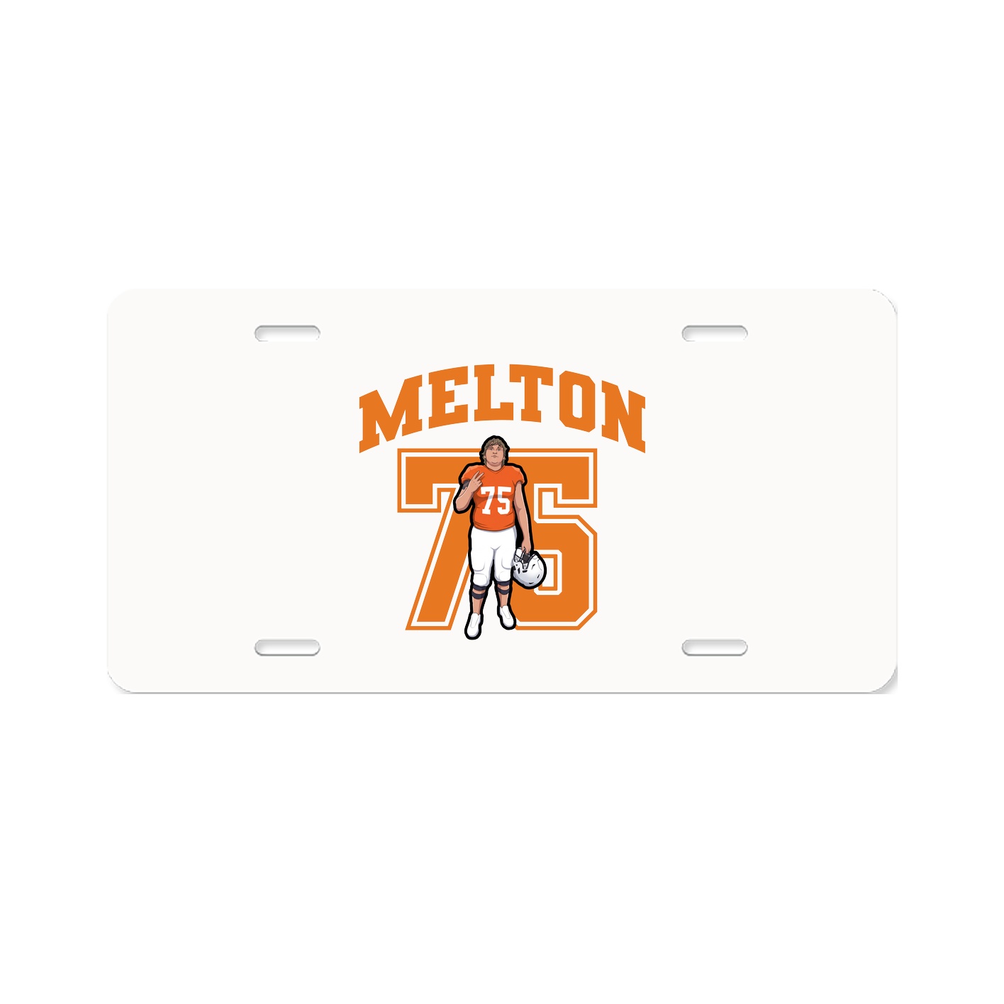 License Plate — Number in Classic