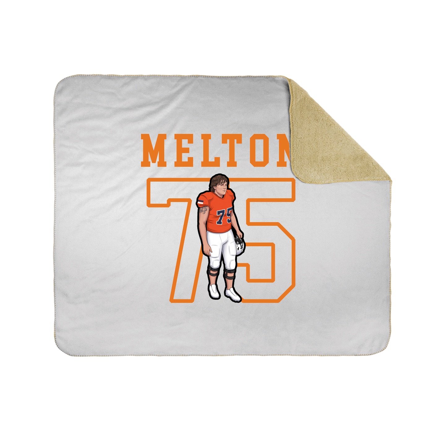 Throw Blanket — Shirsey in White