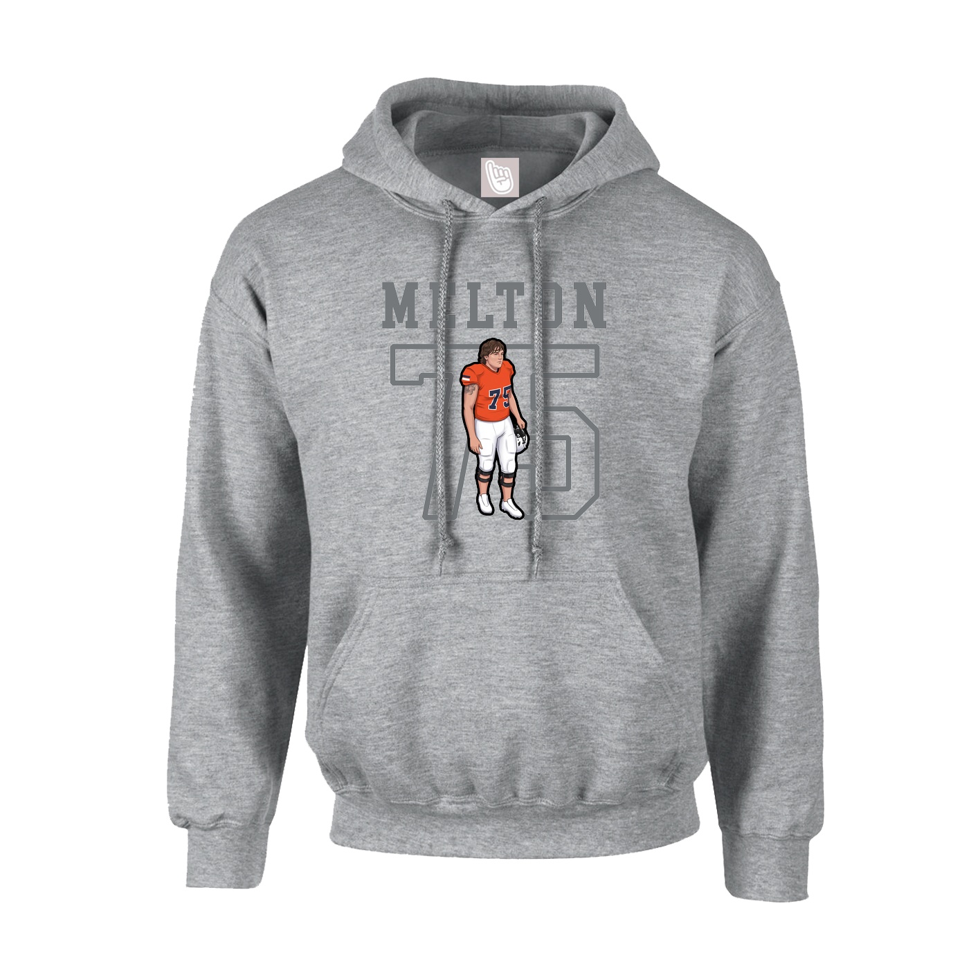 Hoodie — Shirsey in Grey
