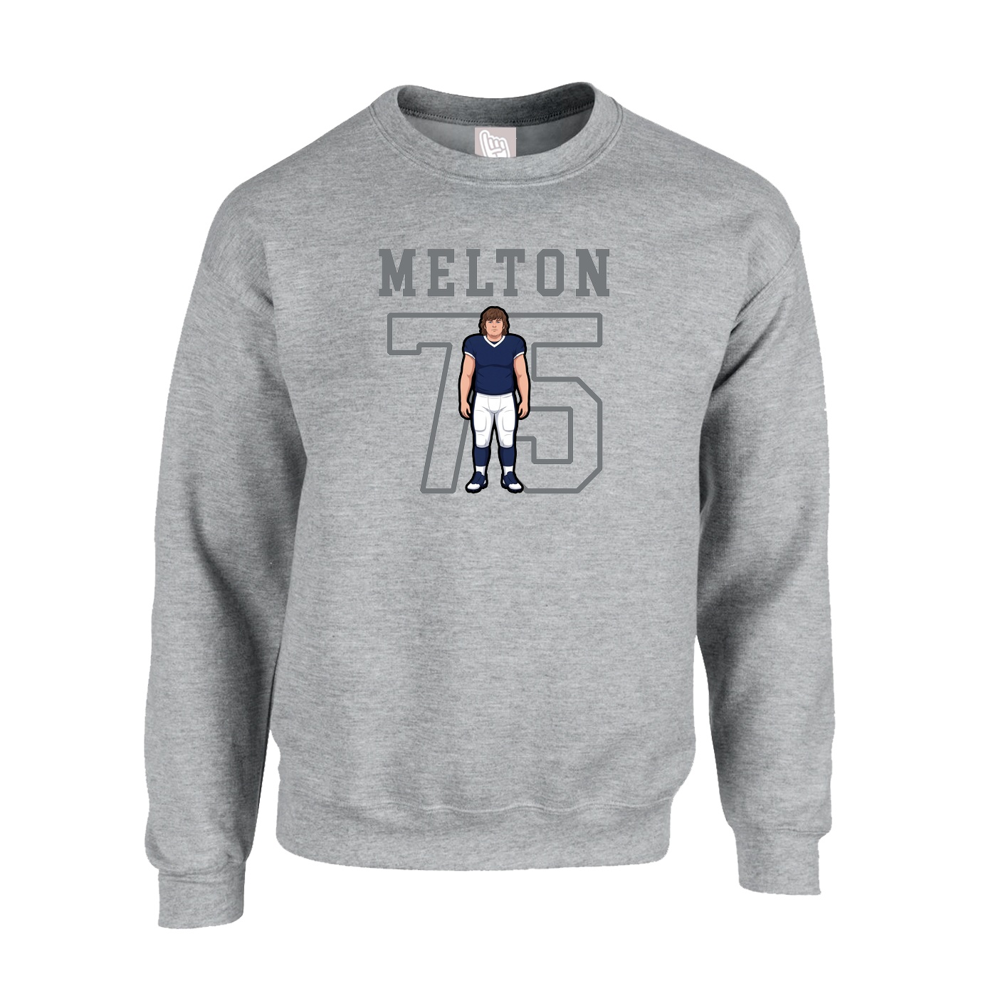 Fleece Crew — Shirsey in Grey