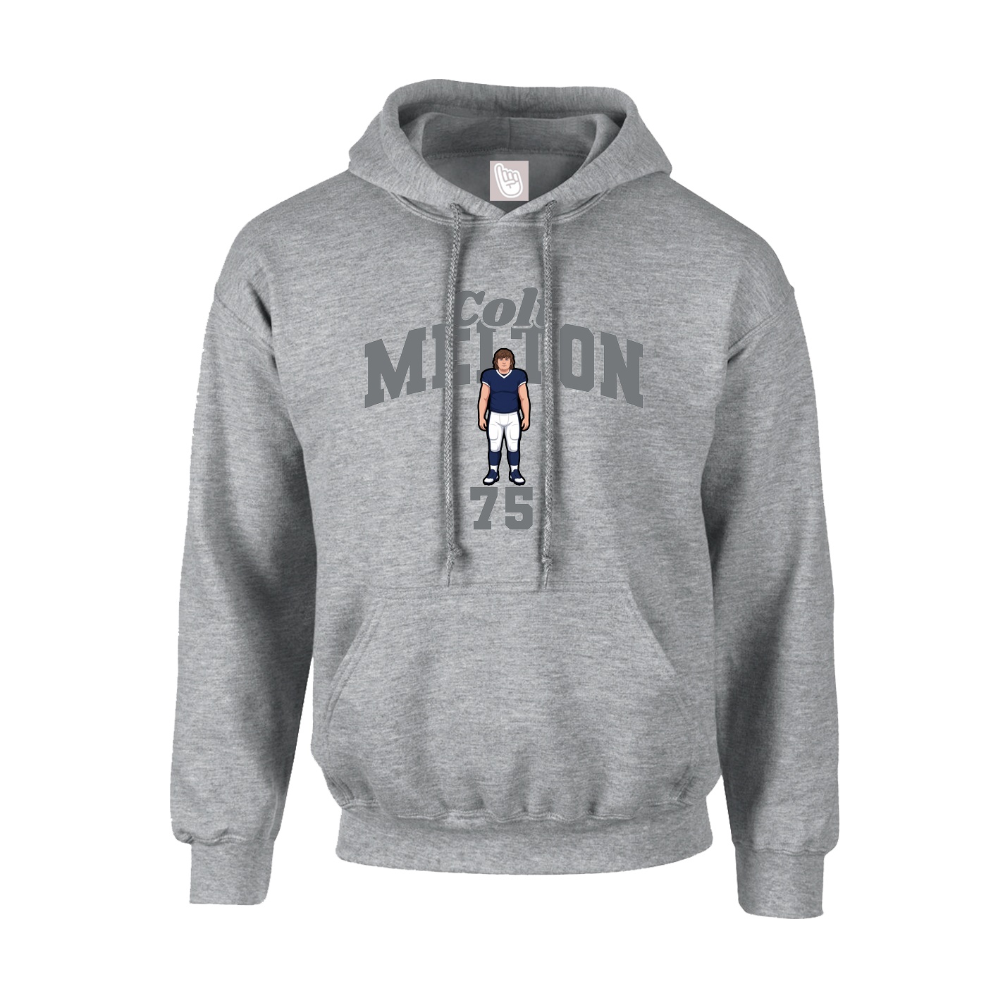 Hoodie — Signature Arch in Grey