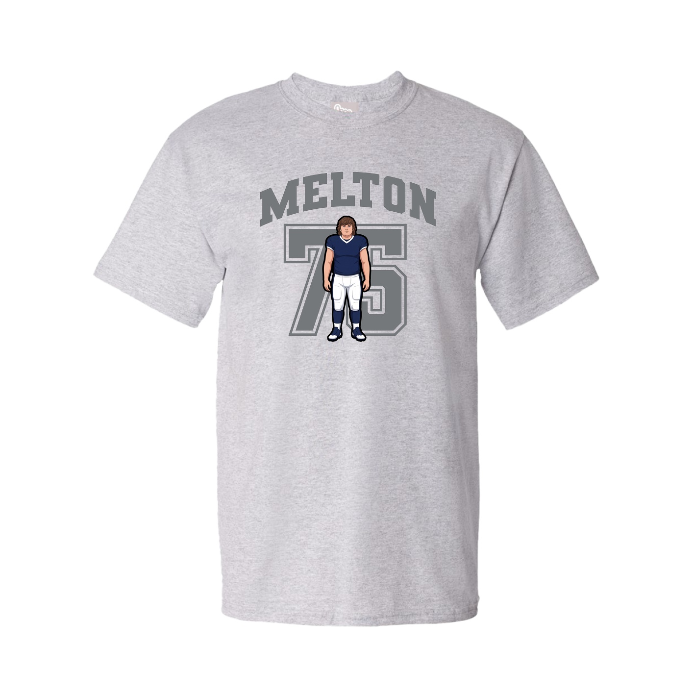 Youth Tee — Number in Grey
