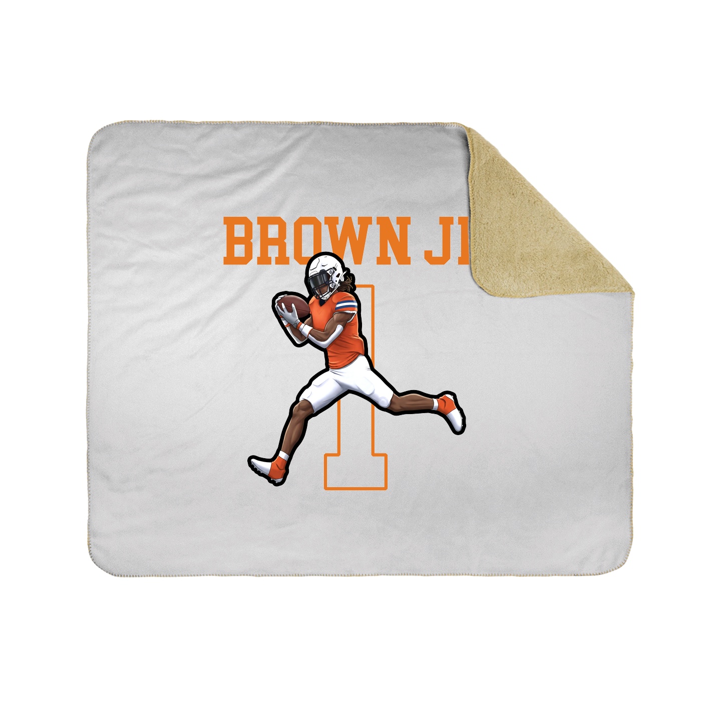 50x60 Sherpa Lined Throw Blanket
