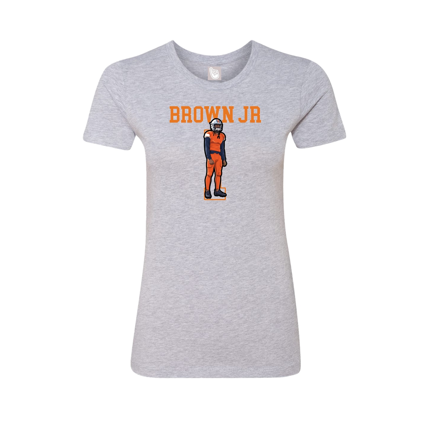Fitted Women's Tee — Shirsey in Grey