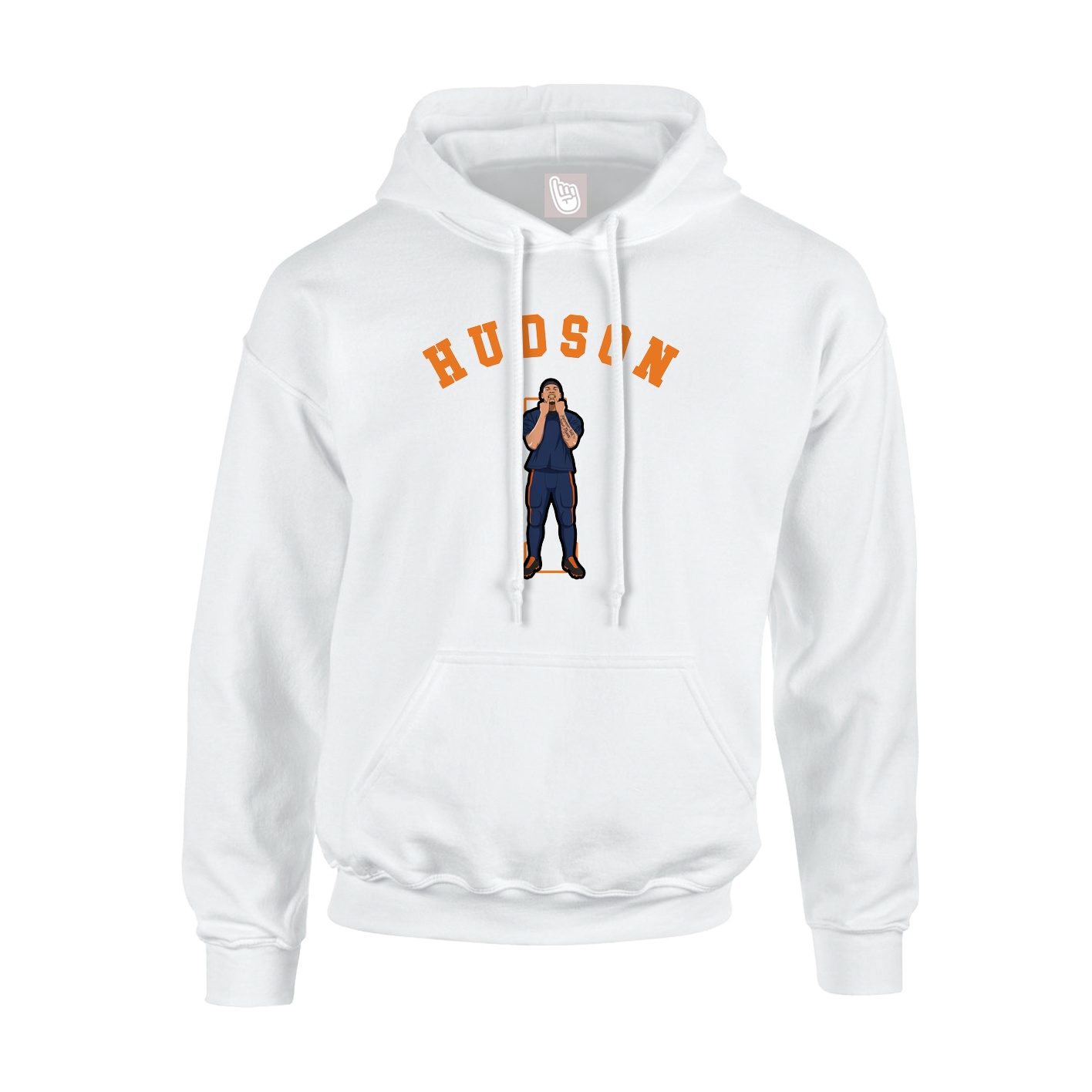 Youth Hoodie — Shirsey Arch in White
