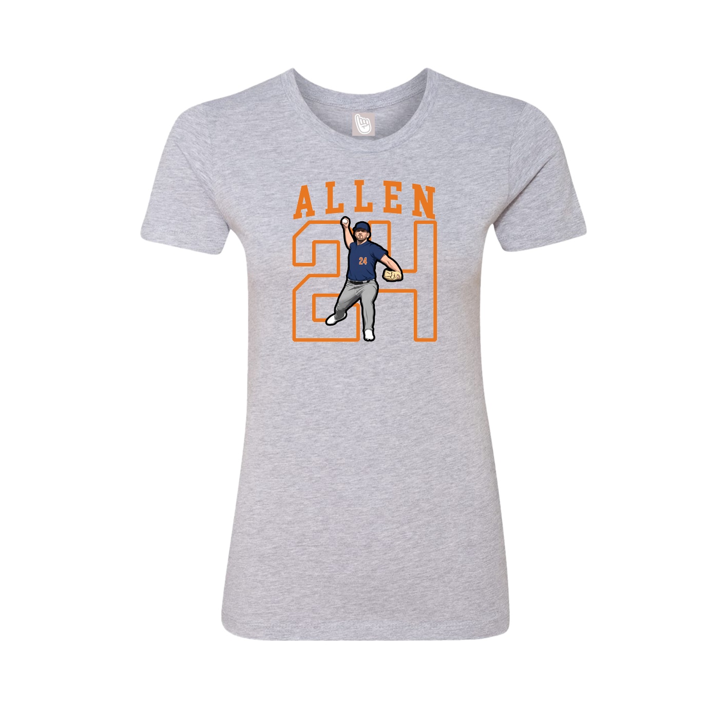 Fitted Women's Tee — Shirsey in Grey