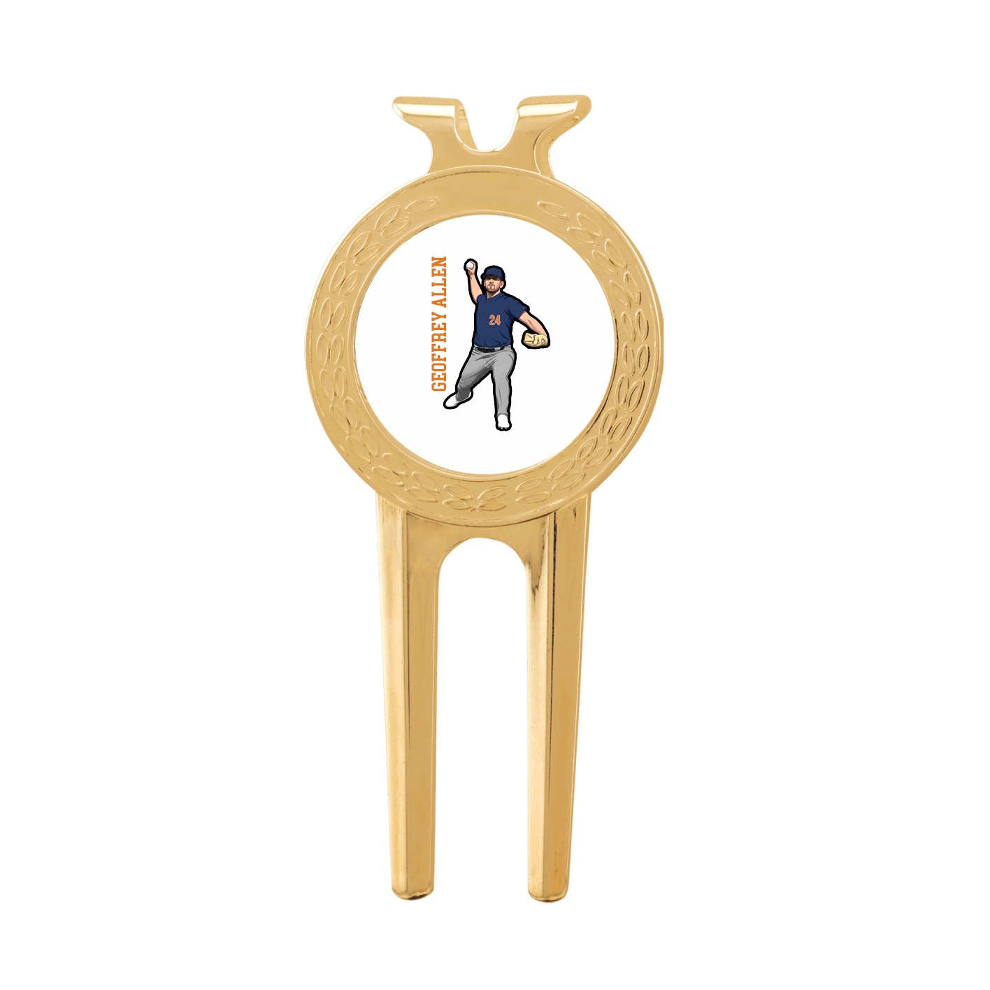 Divot Tool with Ball Marker — Name Vertical in Classic