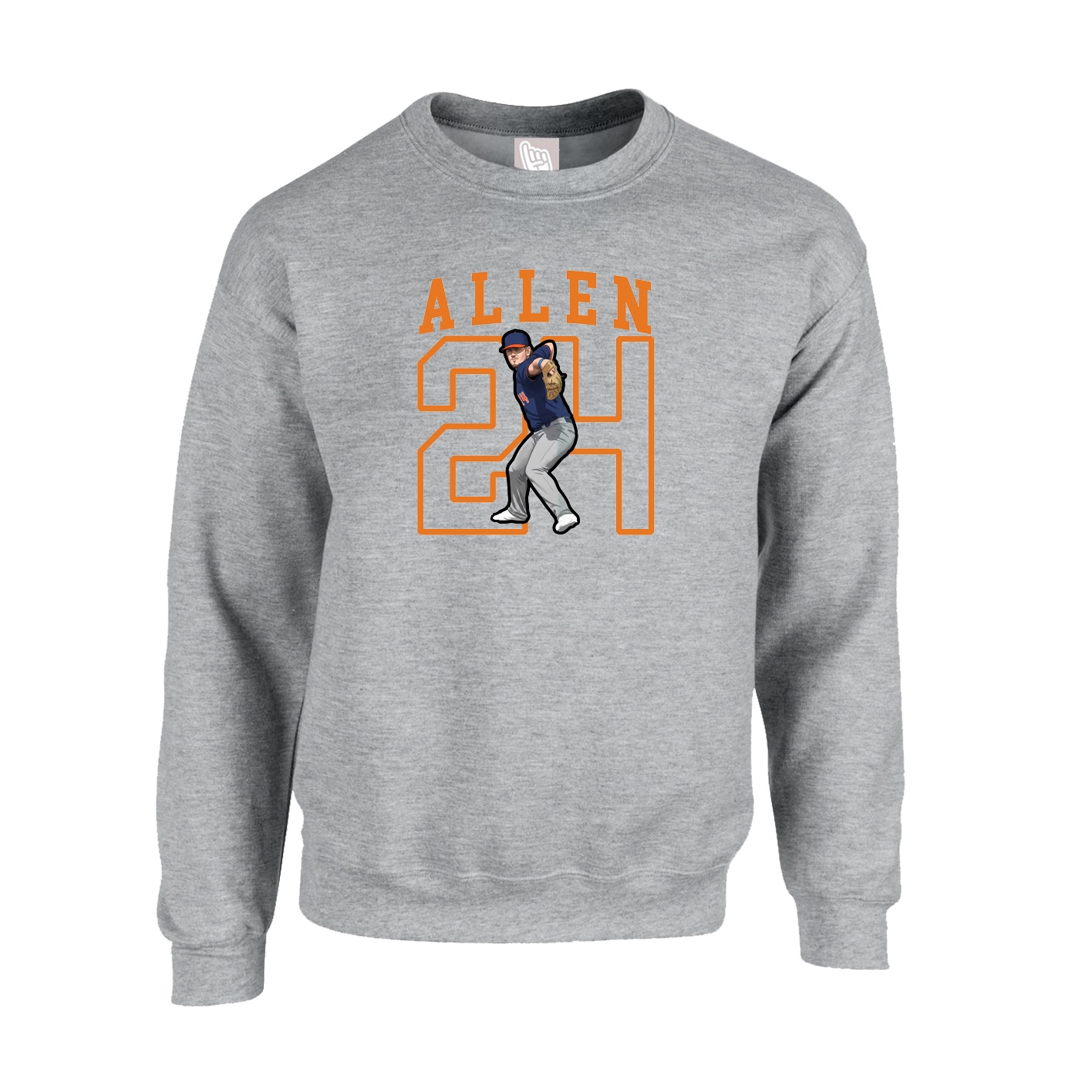 Fleece Crew — Shirsey in Grey