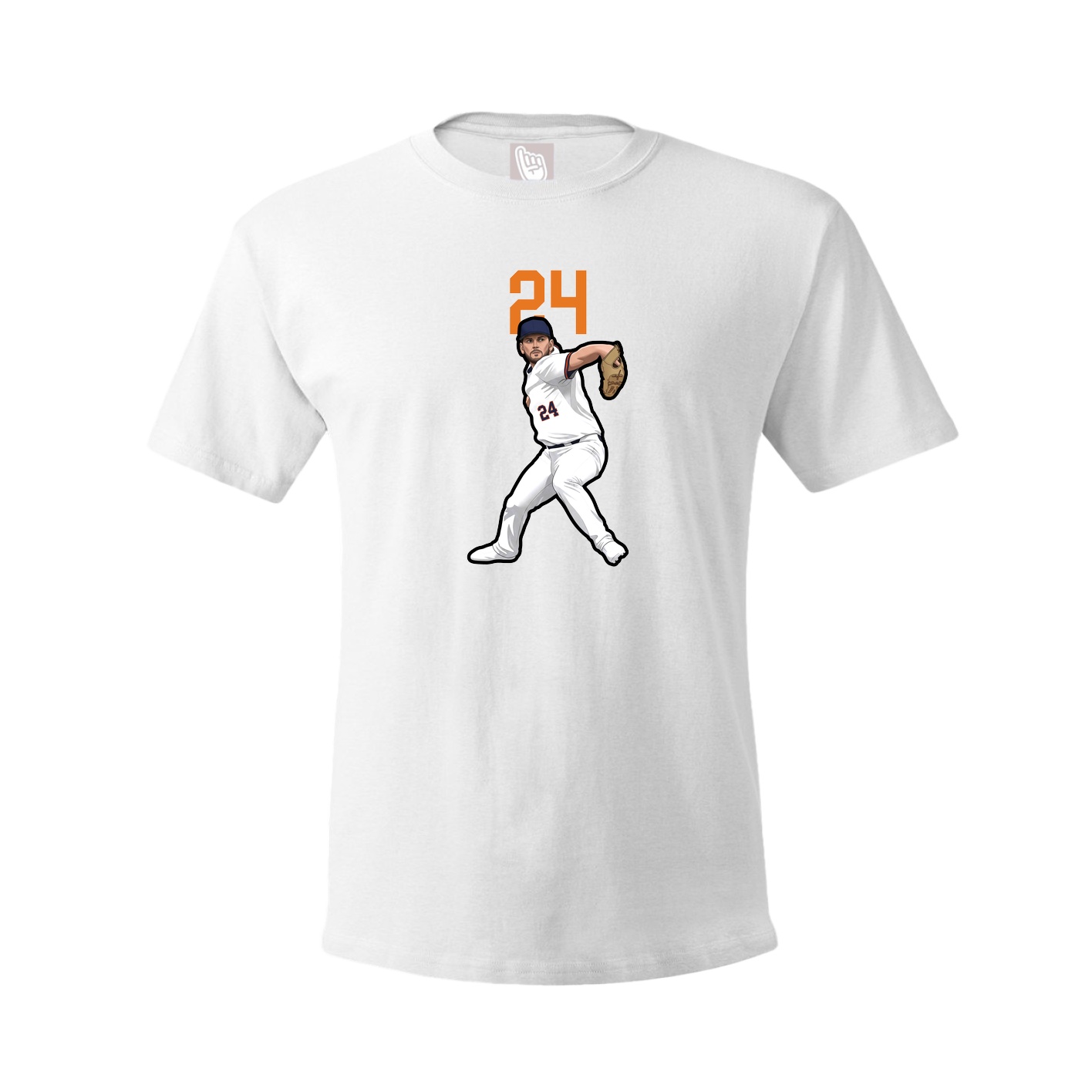 Tee — Number Top in White