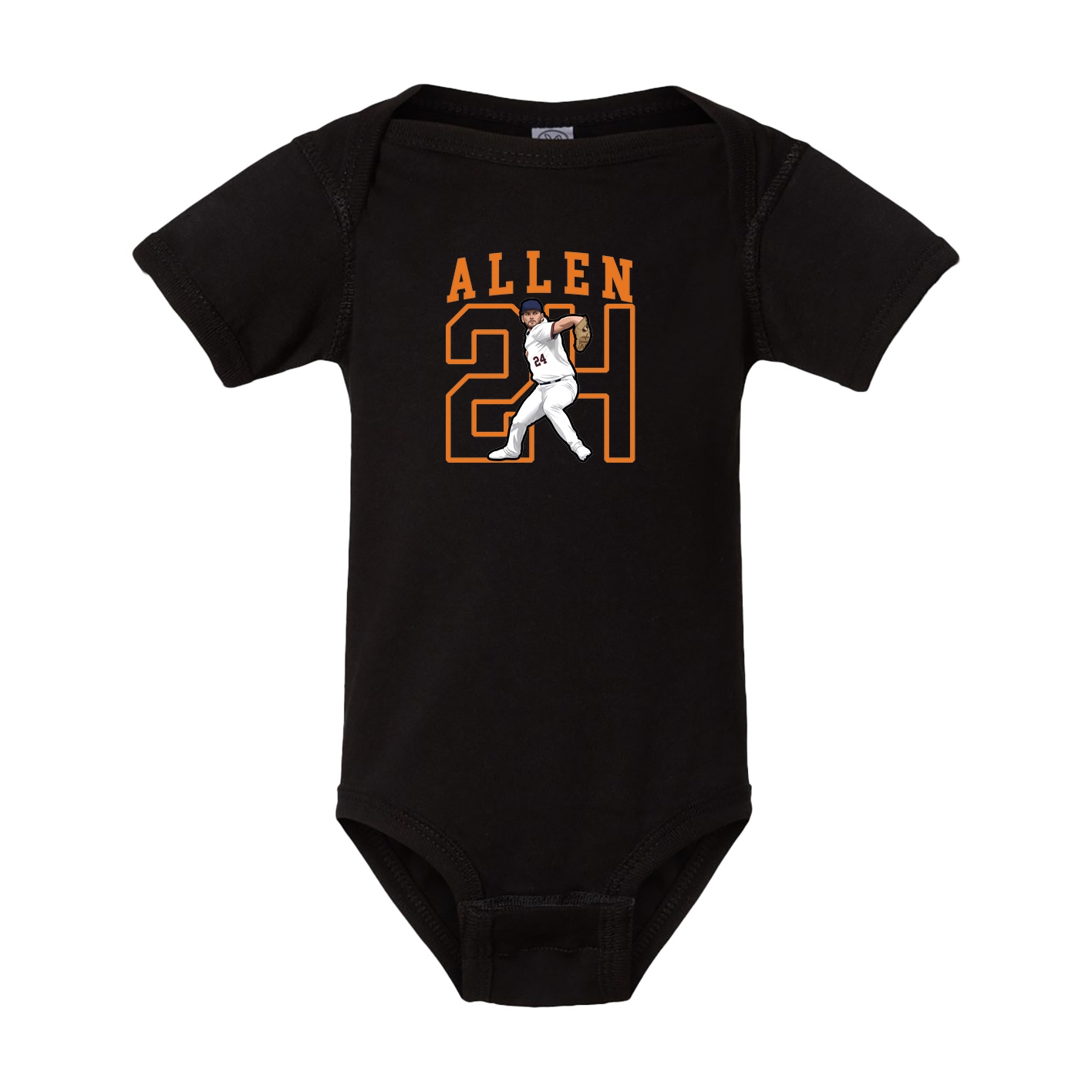Baby Onesie — Shirsey in Black