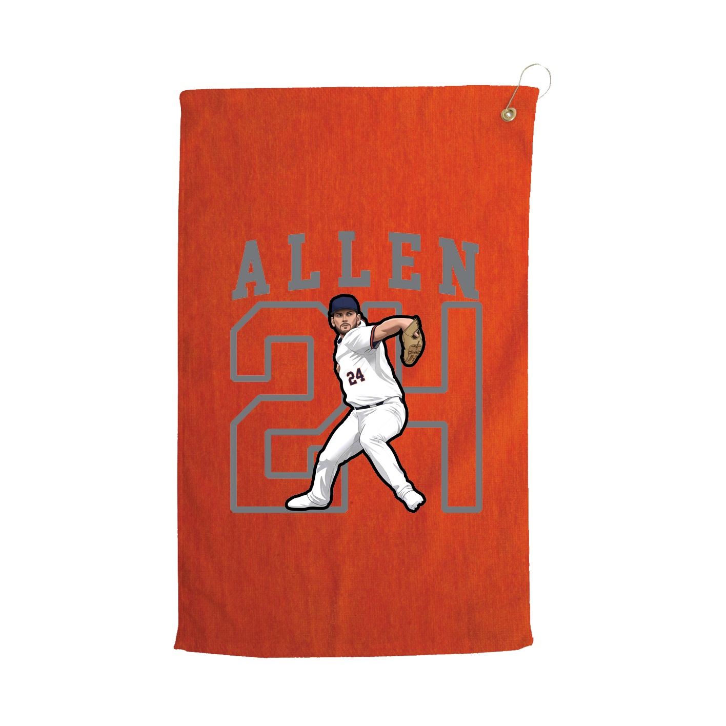 Golf Towel — Shirsey in Orange