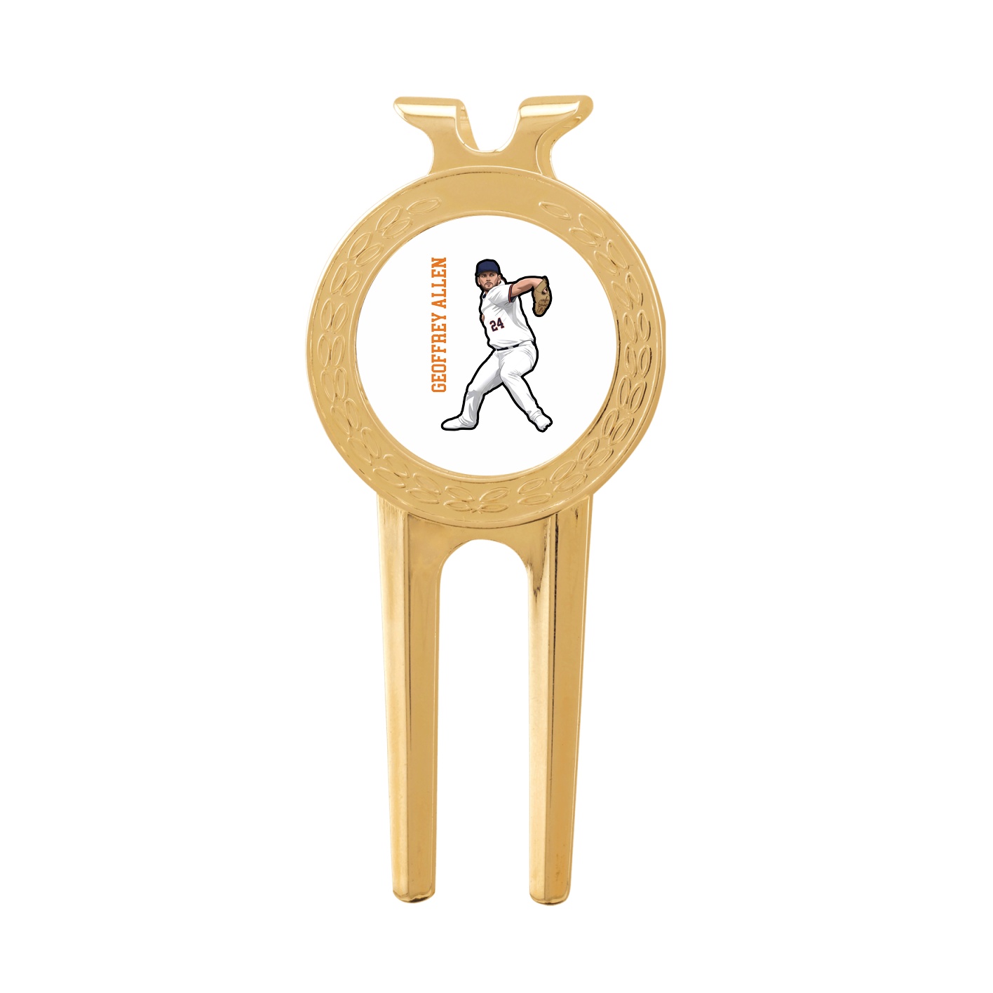 Divot Tool with Ball Marker — Name Vertical in Classic